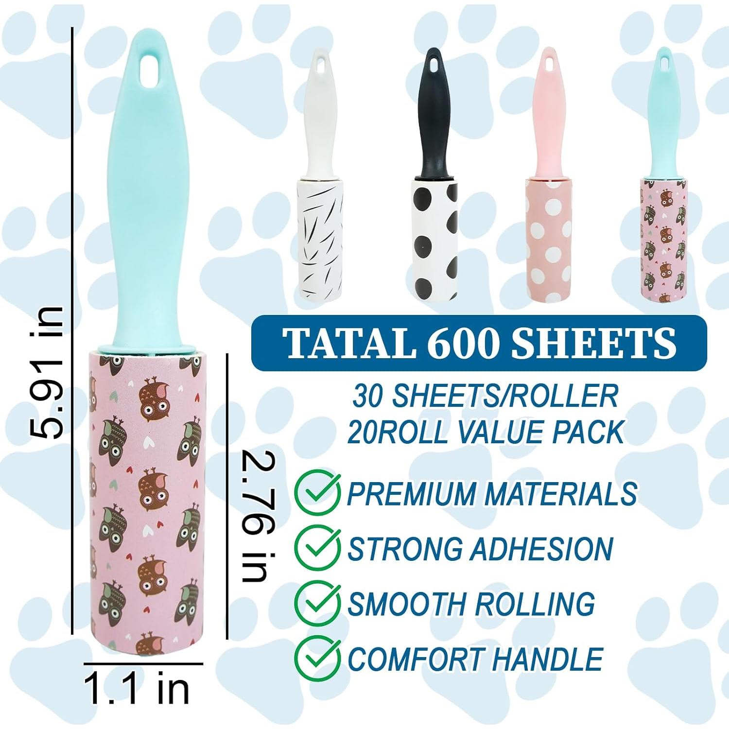 8 Piezas Mini Rodillo Quitapelusas Keggaen 15x2.8cm Viaje