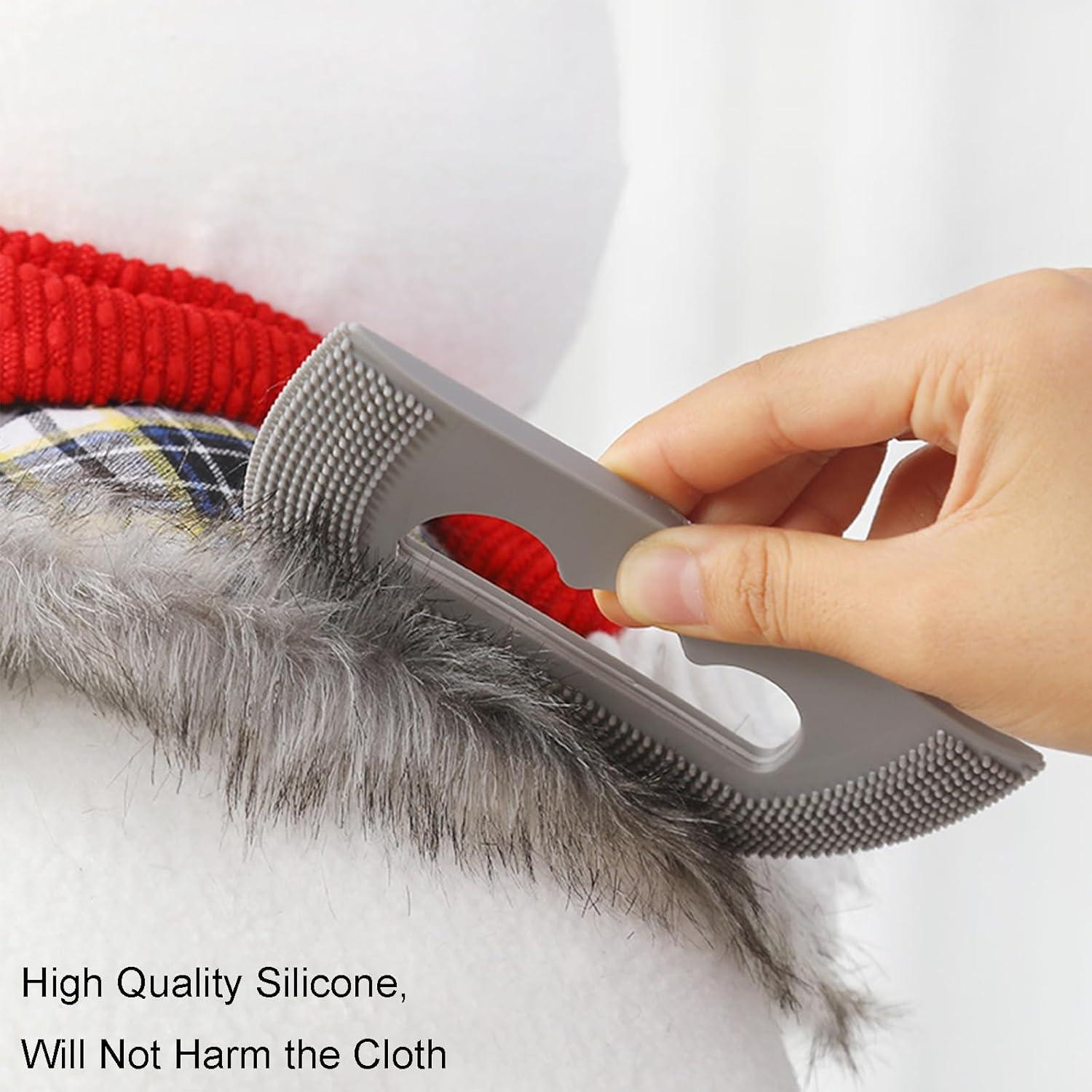 Quitapelusas de Silicona para Mascotas Plalely - 2 Piezas 13cm