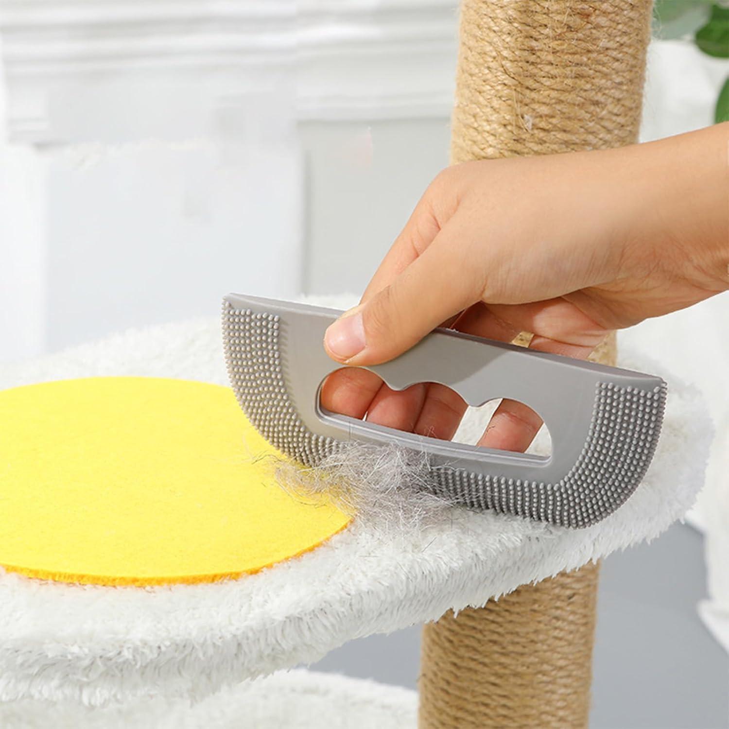 Quitapelusas de Silicona para Mascotas Plalely - 2 Piezas 13cm