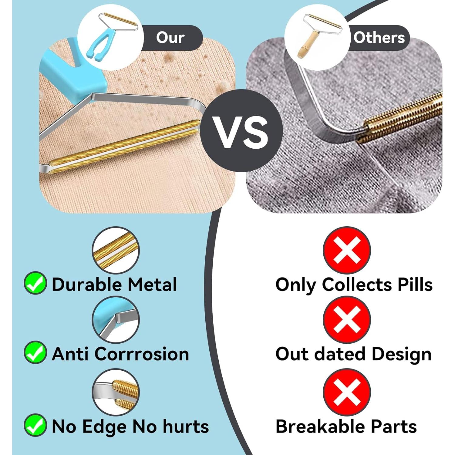 Removedor de Pelusa SOCCSO 3 en 1, Cepillo de Pelo de Mascota