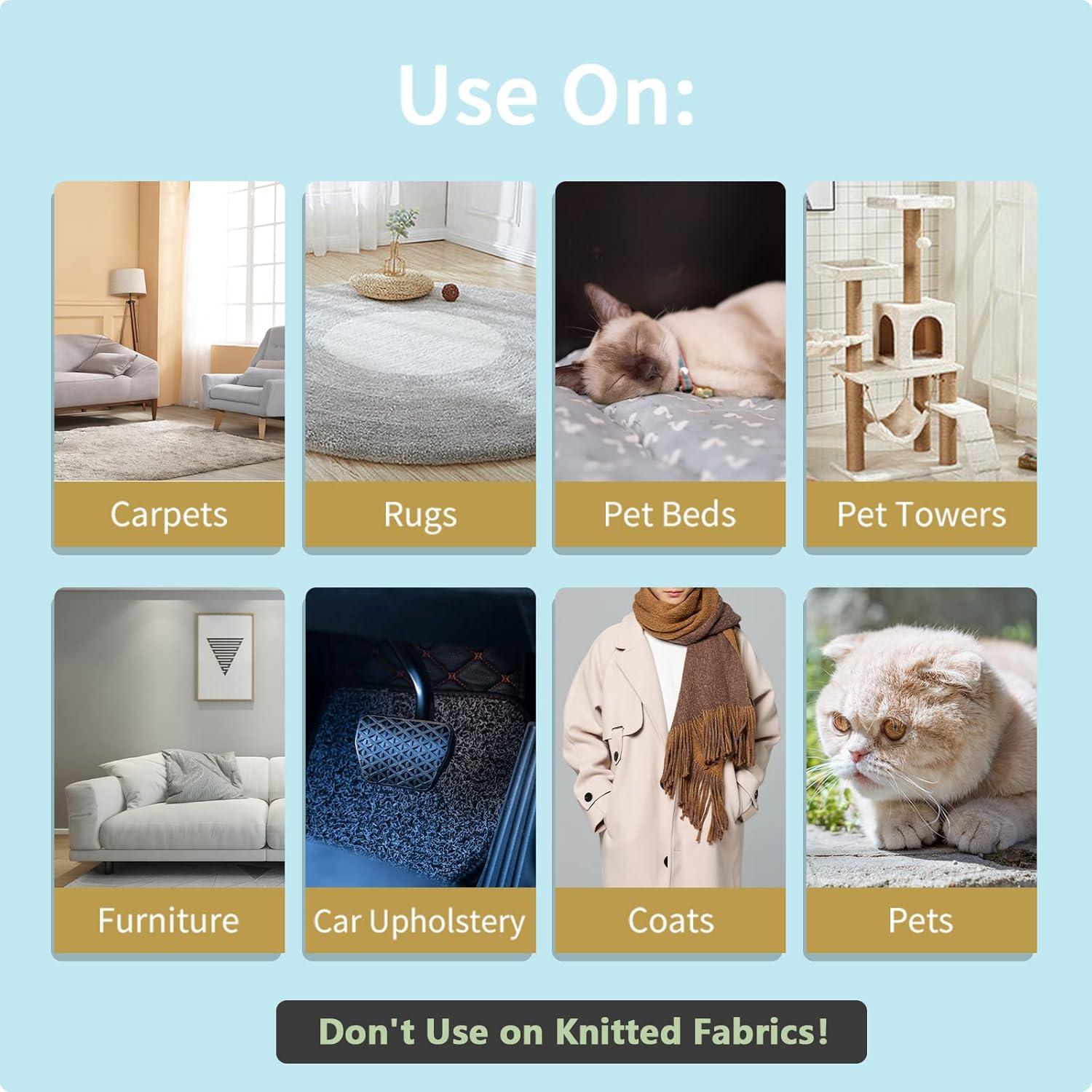 Removedor de Pelusa SOCCSO 3 en 1, Cepillo de Pelo de Mascota