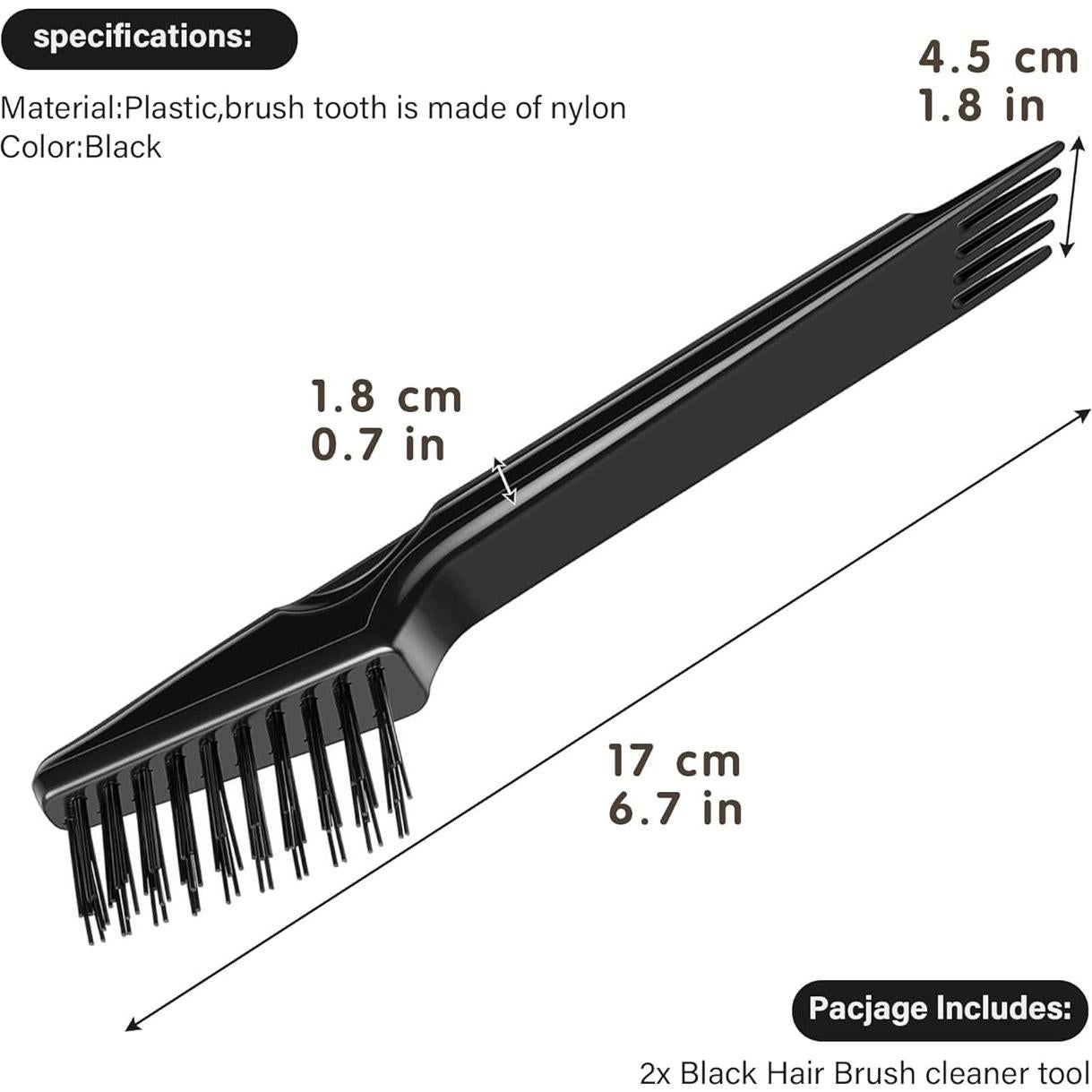 Juego de 2 Rascadores Limpiadores de Cepillos Crafterlife