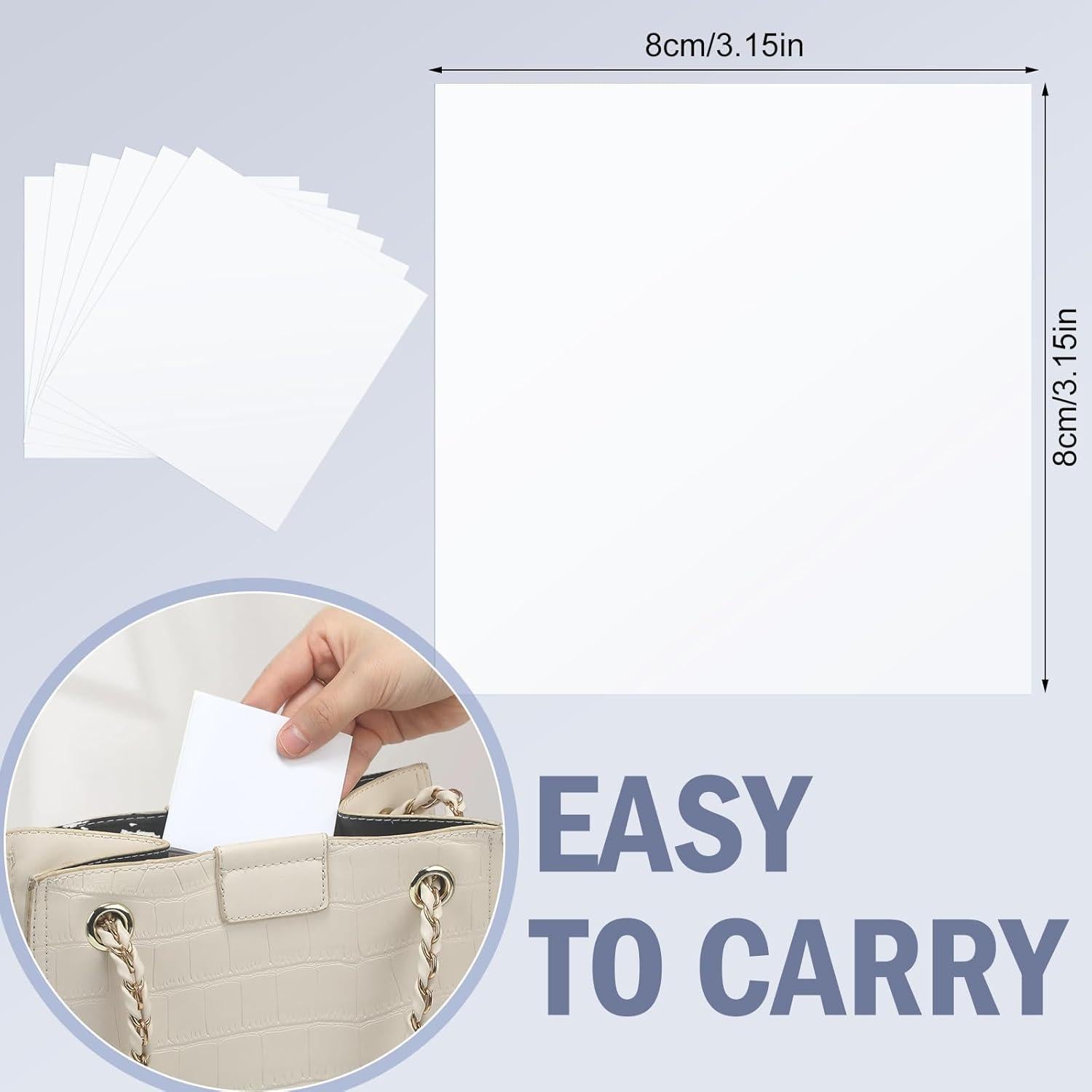 200 Hojas Adhesivas para Quitar Pelusa Affrolling 8x8 cm