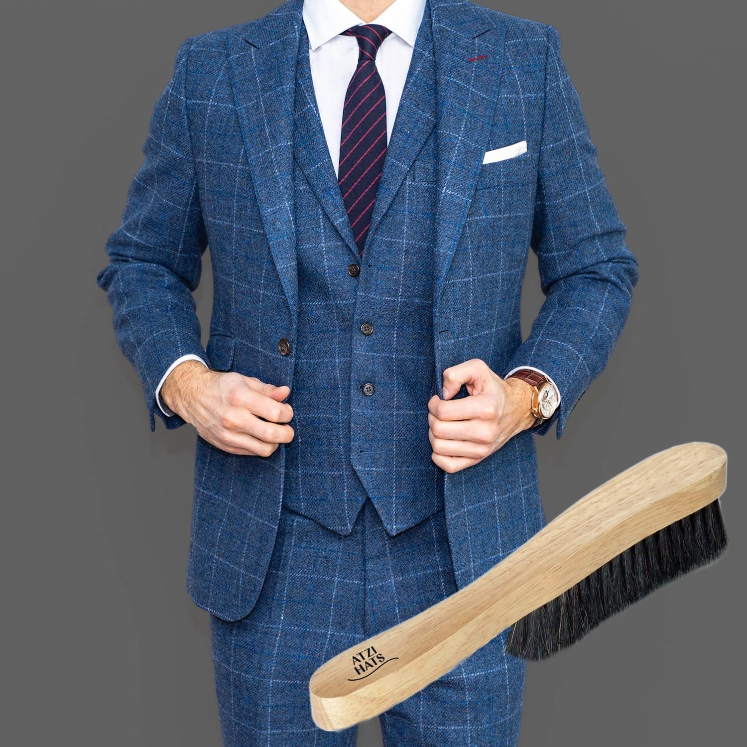 Cepillo para Sombreros Atzi Hats 100% Pelo de Caballo Negro