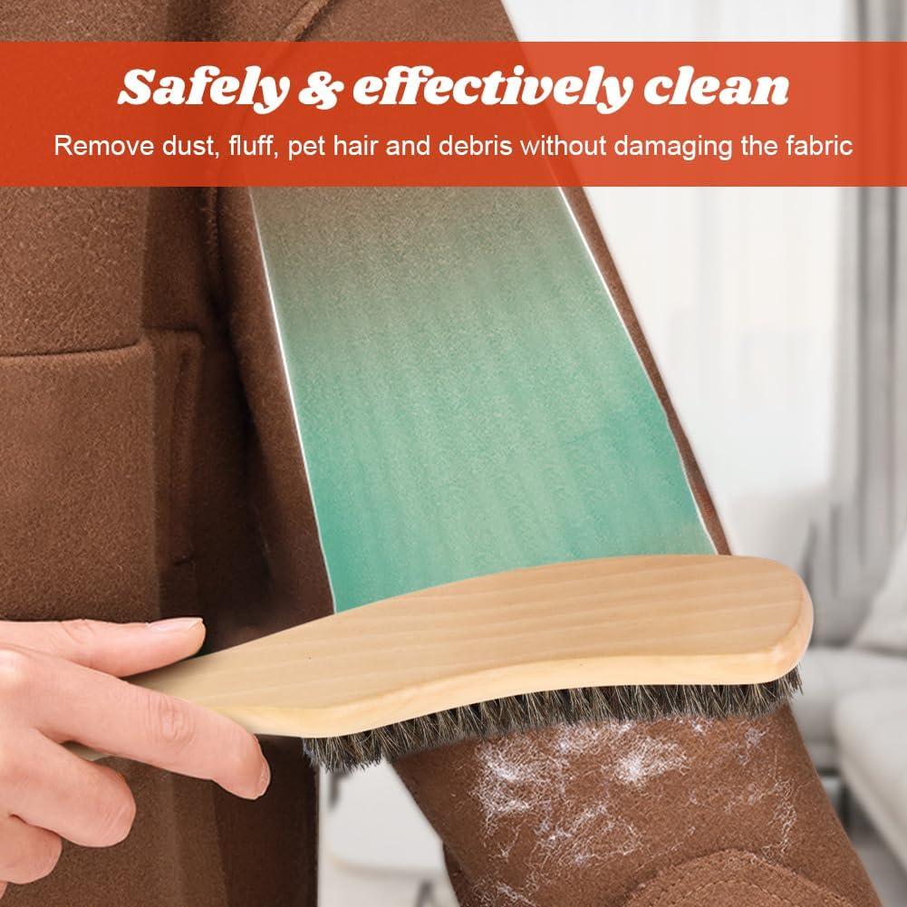 Kit de limpieza para sombreros Trasylph - 4 piezas, madera y esponja