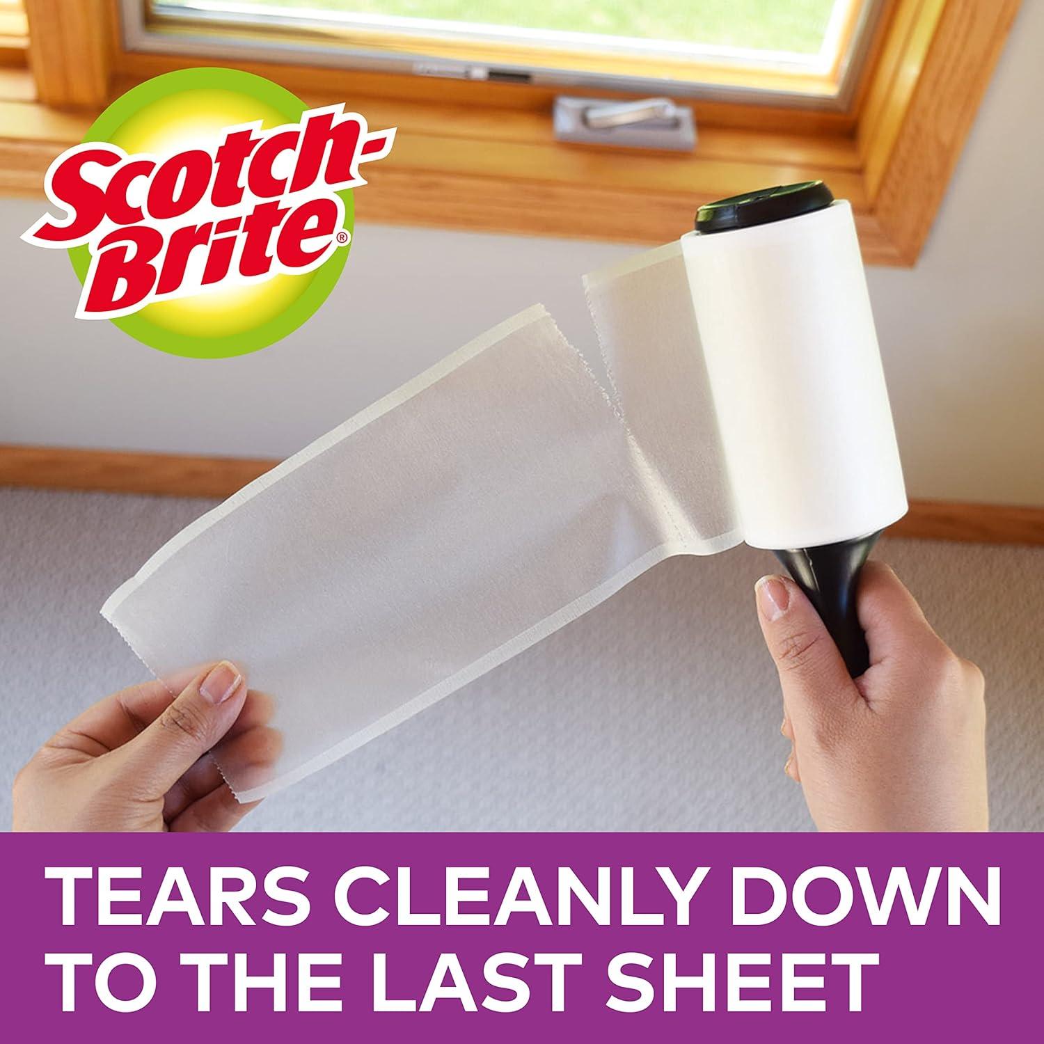 Recarga Rodillo Quitapelusas Scotch-Brite 3x70 Hojas 10.2cm