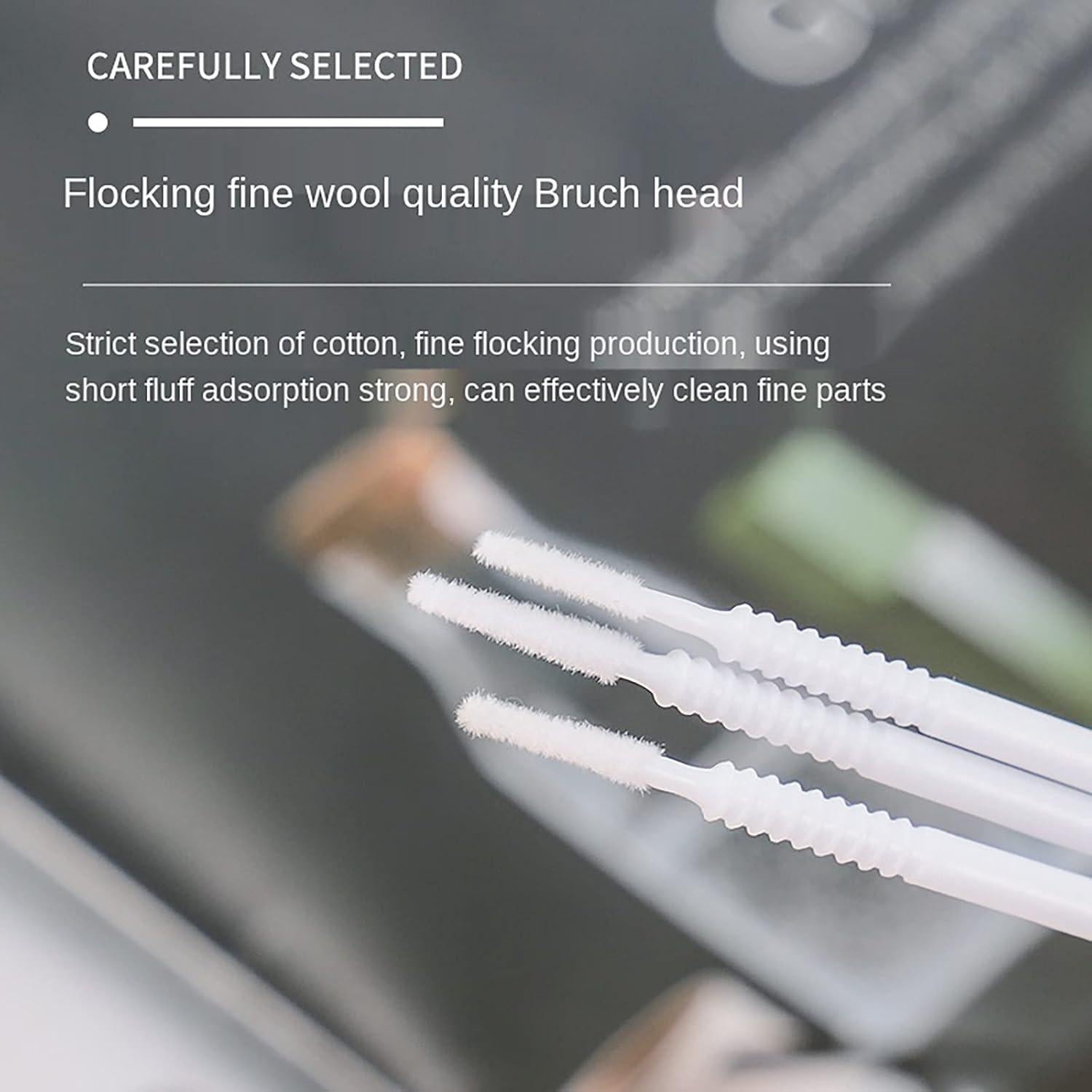 Micro Cepillos Aplicadores i-Laesh 200 Piezas Negro Pro Grip