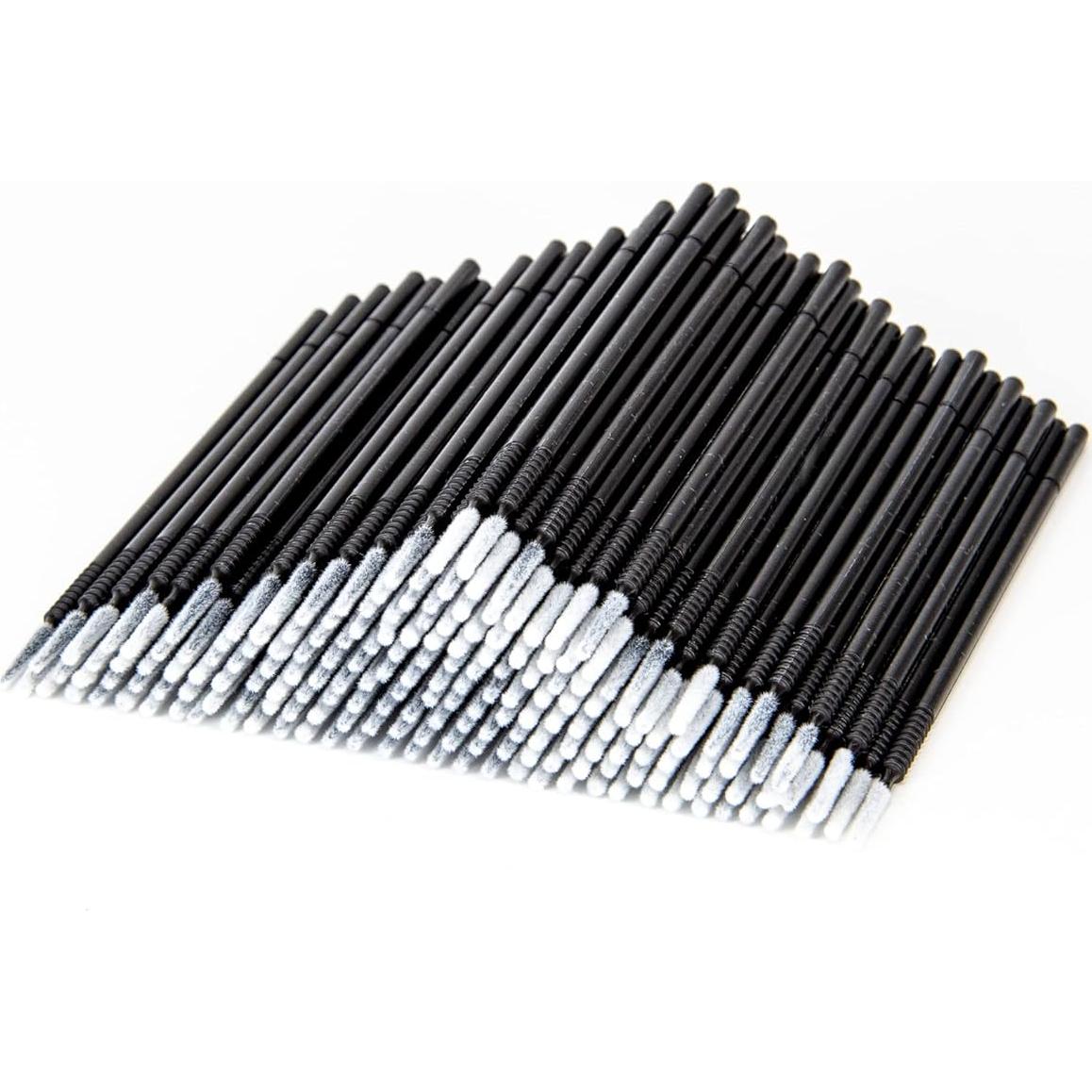Micro Cepillos Aplicadores i-Laesh 200 Piezas Negro Pro Grip