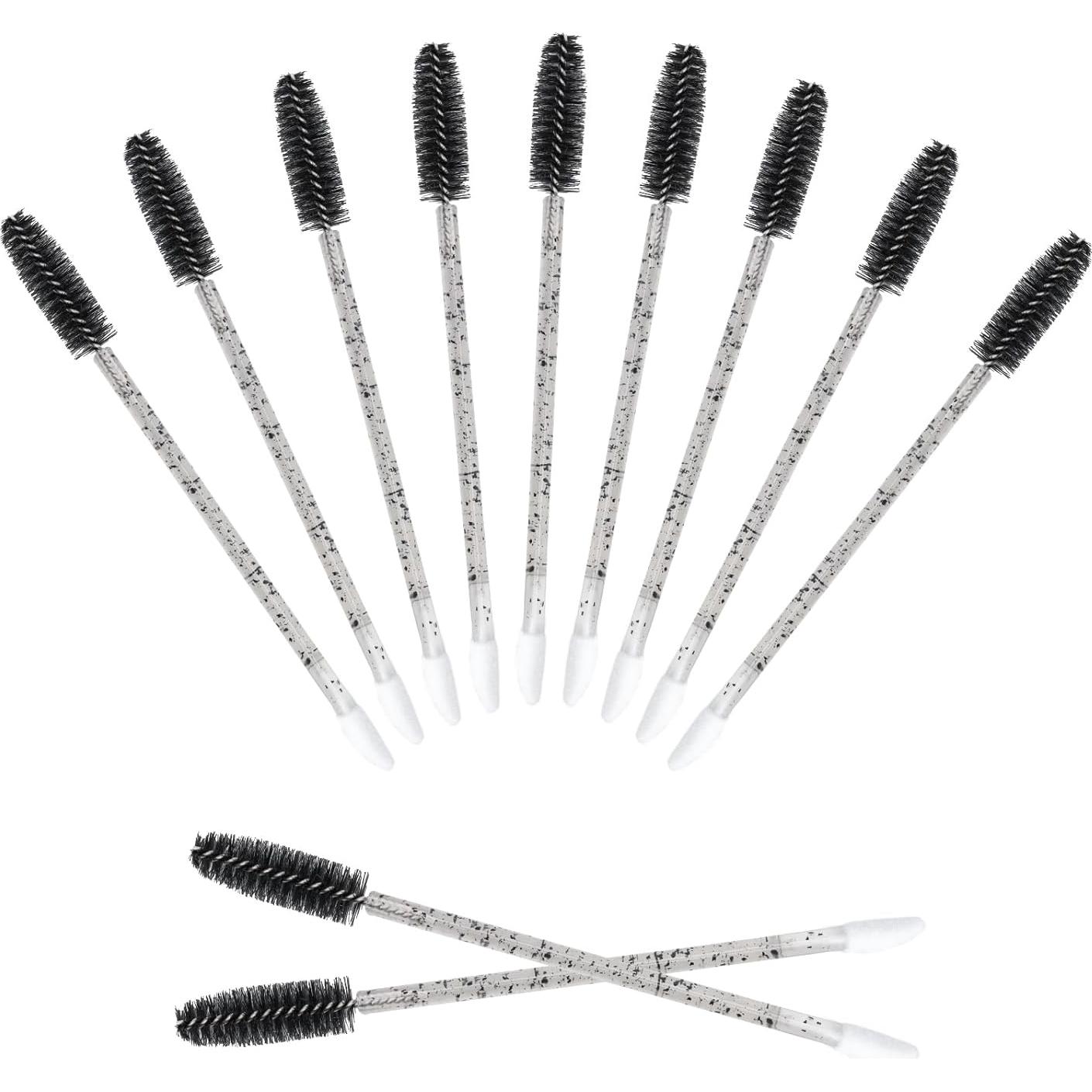 G2PLUS 100pcs Cepillos de Pestañas y Labios Desechables