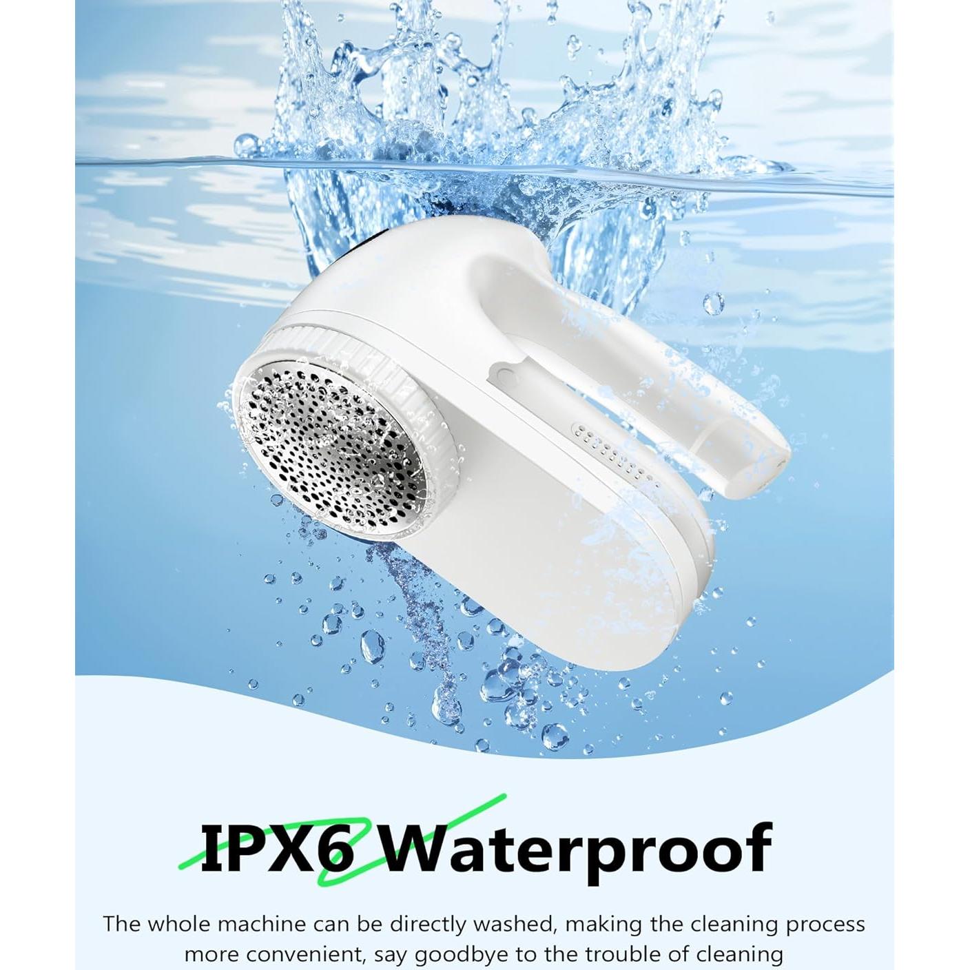 Afeitadora de tela eléctrica PKBD FS blanca IPX6 recargable