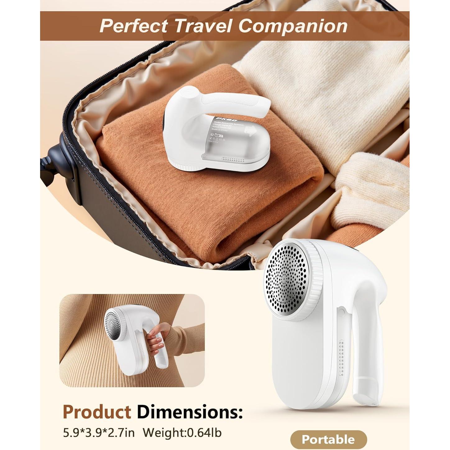 Afeitadora de tela eléctrica PKBD FS blanca IPX6 recargable