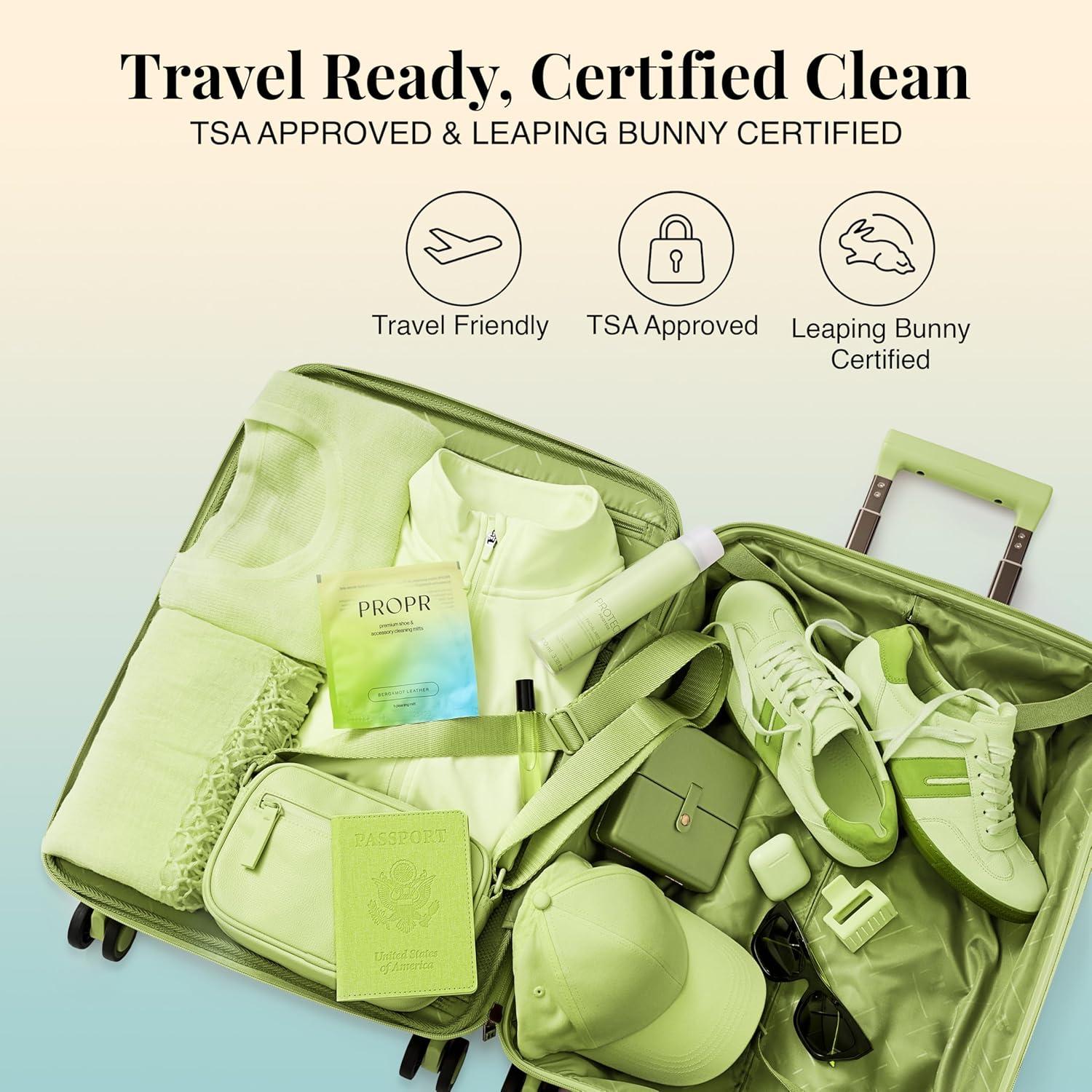 Guantes de Limpieza PROPR - 30 Paquetes Veganos para Zapatos y Cuero