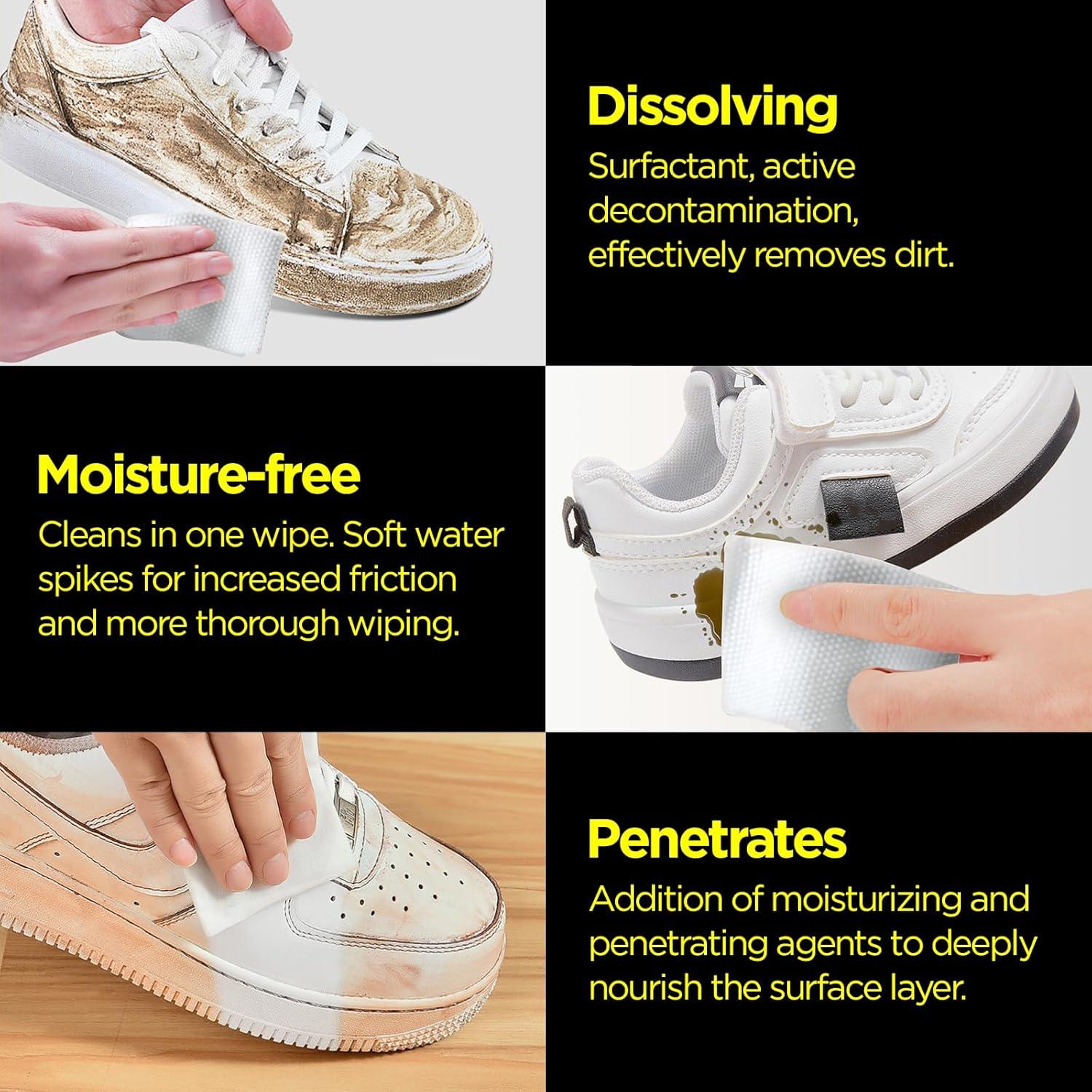 Toallitas Limpiadoras para Zapatos Bigbigriver - 30 Paquetes