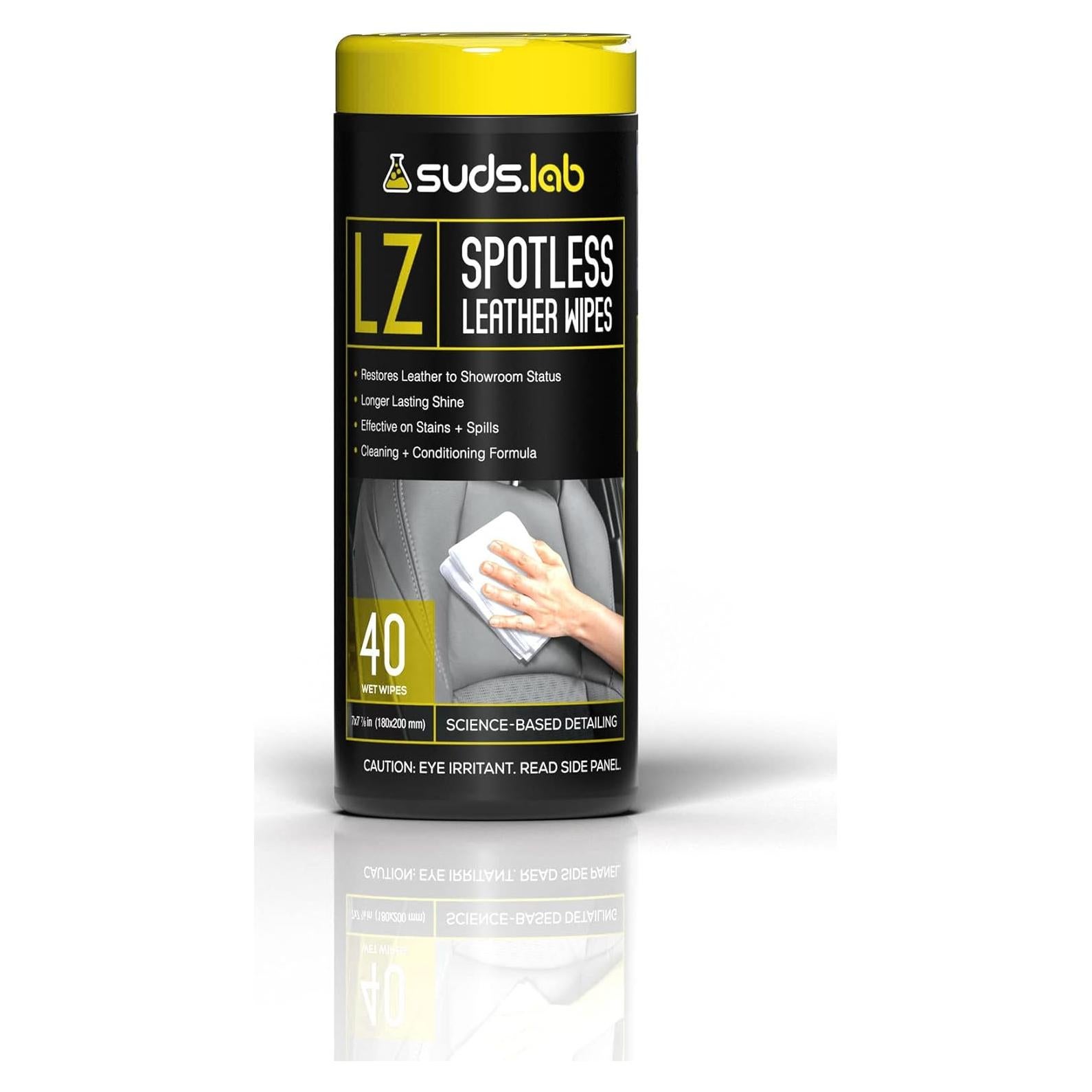 Toallitas de Cuero LZ Spot-Less 40 Unidades - Limpia y Protege