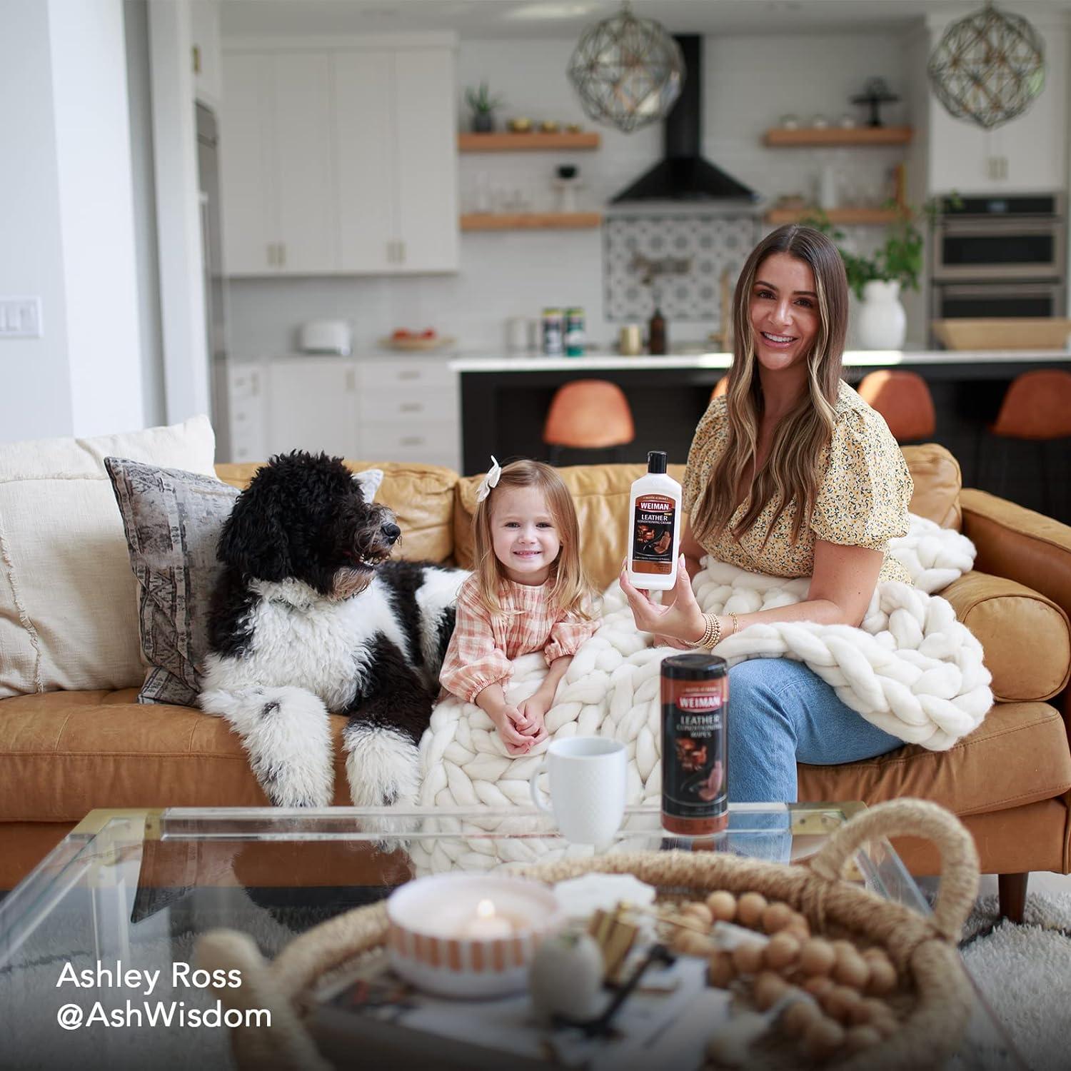 Toallitas Limpiadoras de Cuero Weiman - 30 Unidades, Protección UV