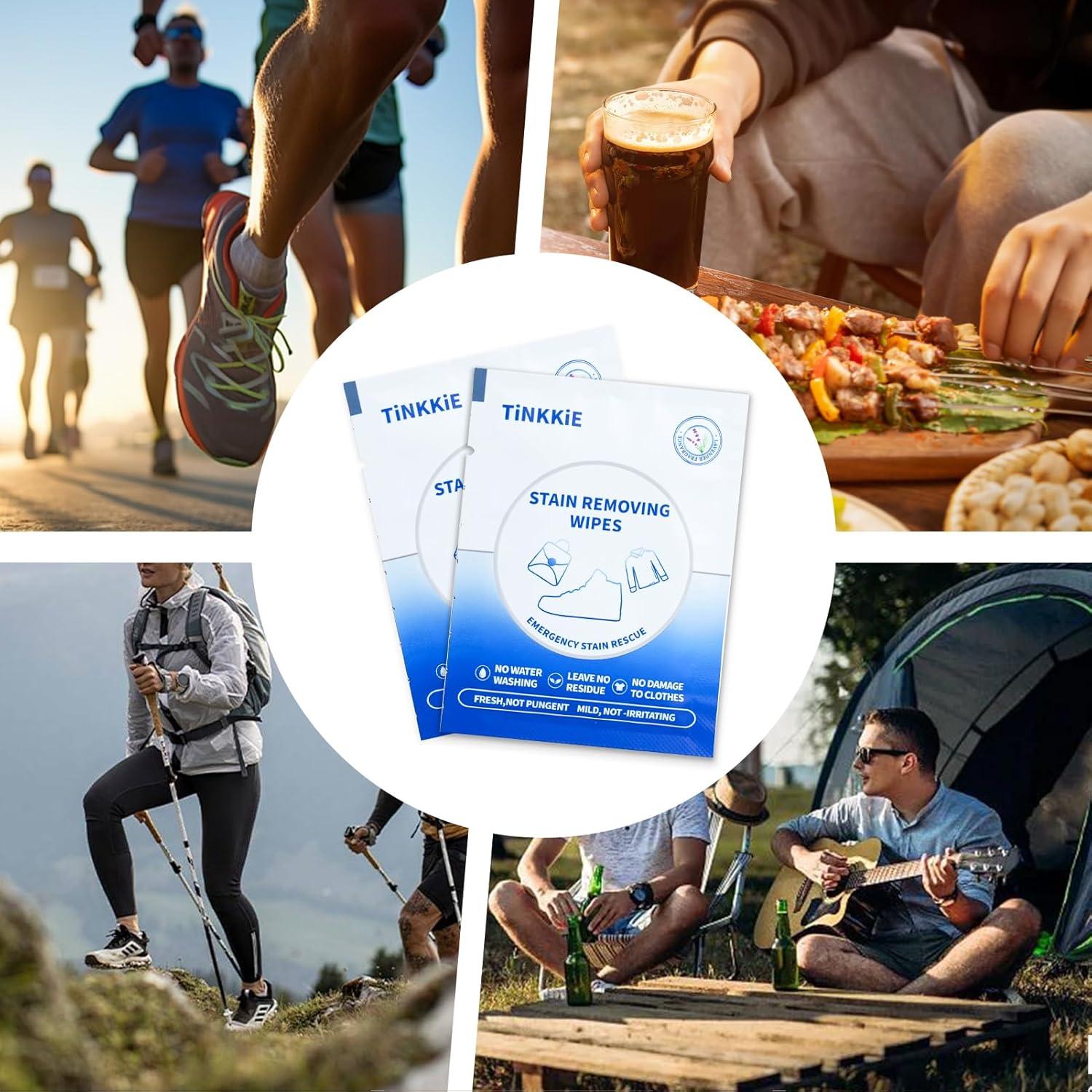 Toallitas Quitamanchas Portátiles TiNKKiE - 26 Pcs, 12.4x5x8.4cm