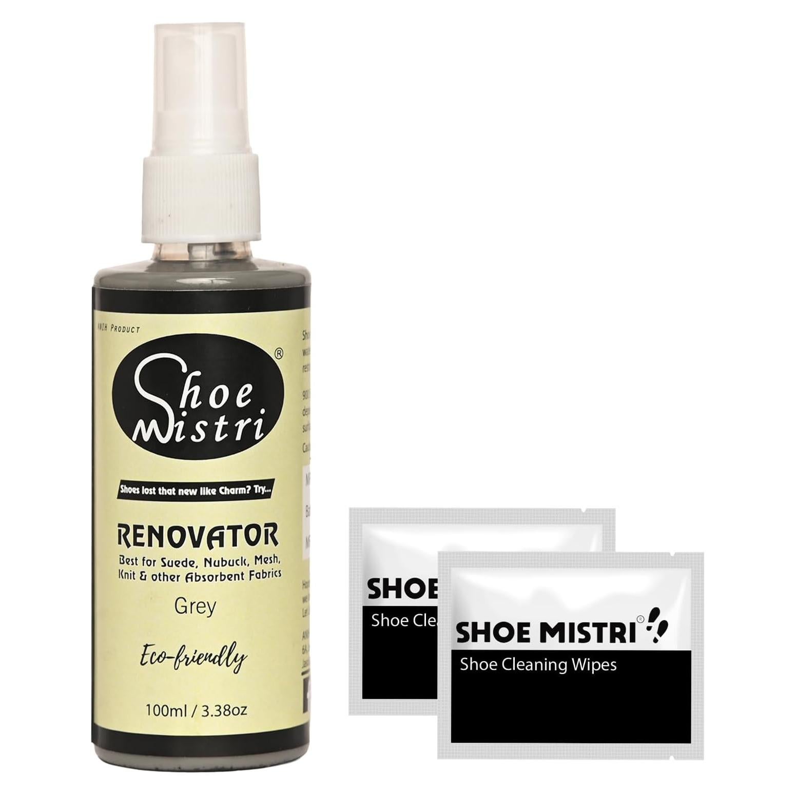 Renovador de Zapatos Shoe Mistri Spray Pulidor Ecológico 900ml