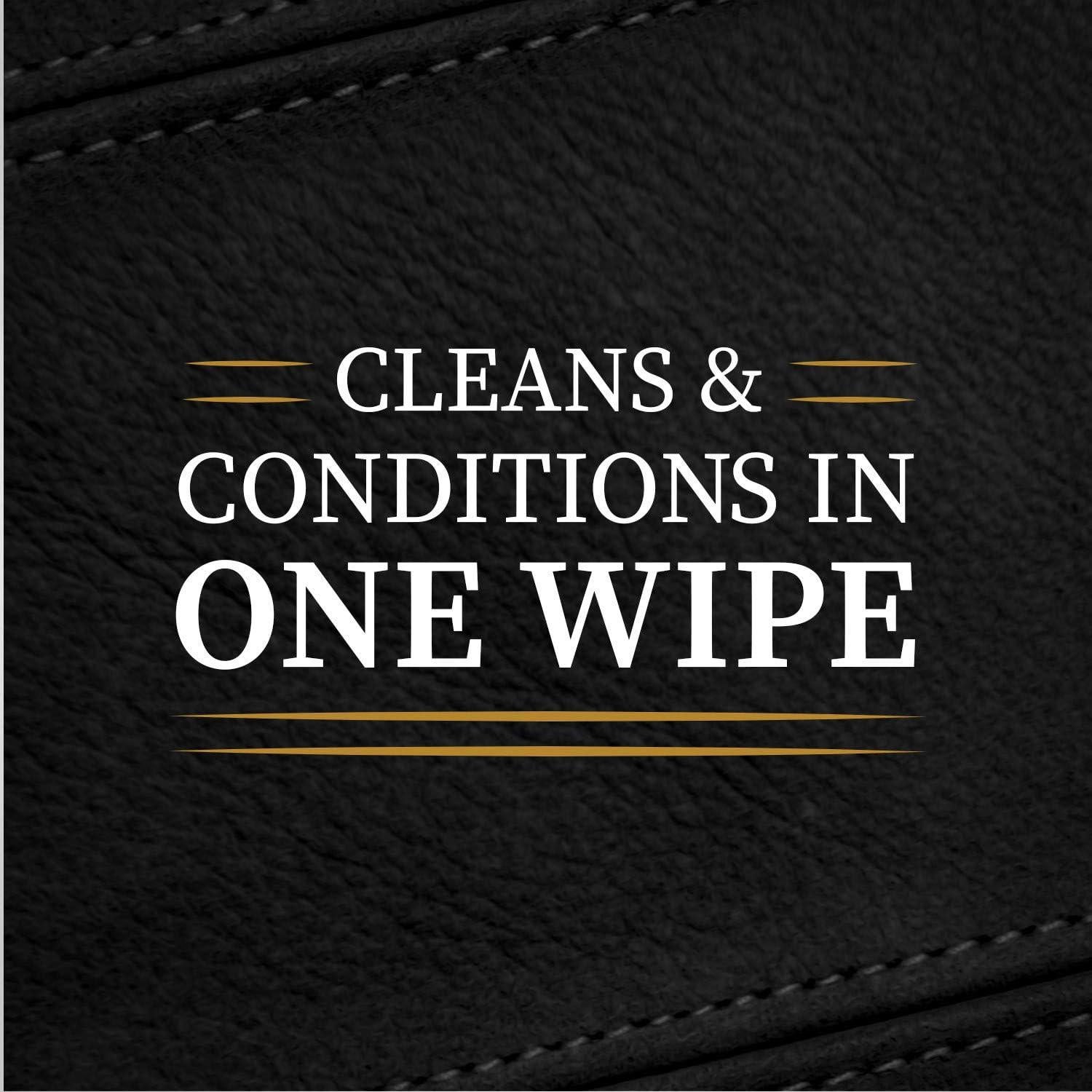 Limpiador y Acondicionador de Cuero Lexol 28 Toallitas