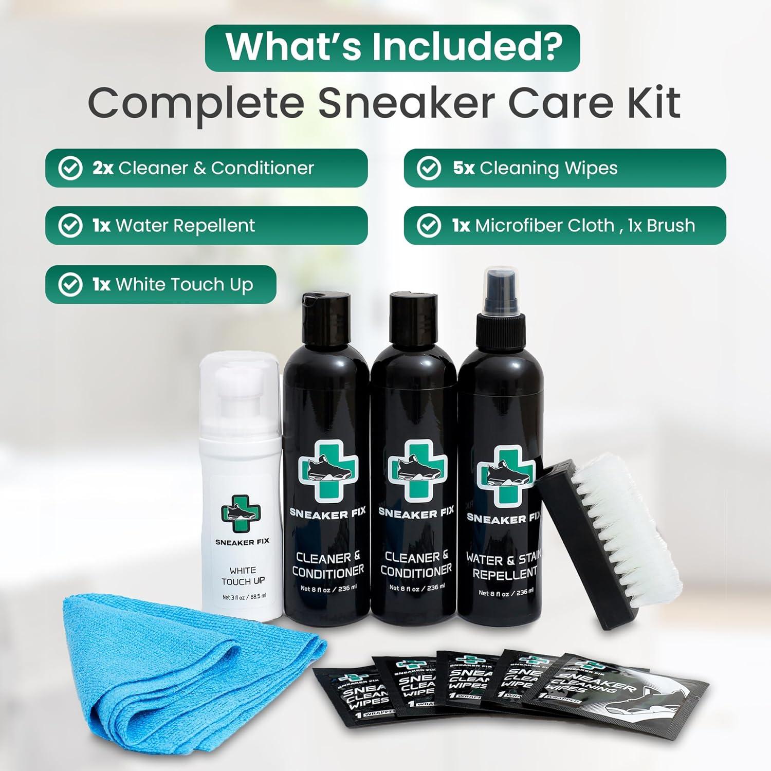 Kit de Limpieza Completo para Zapatillas - Acondicionador y Blanqueador