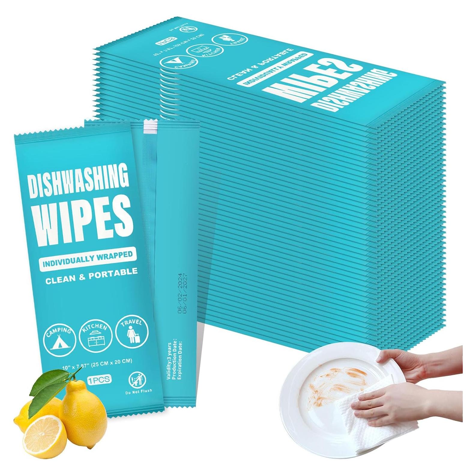 Toallitas de limpieza desechables RSQAZQ 100 Pcs 25x20cm