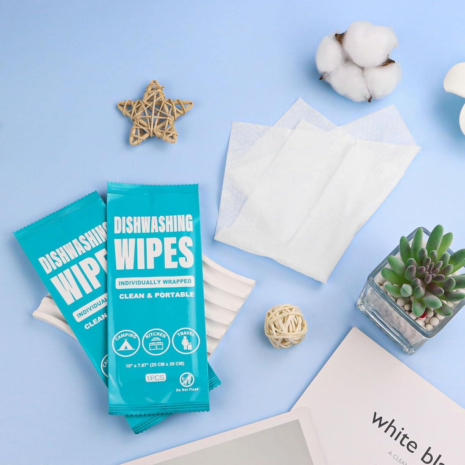 Toallitas de limpieza desechables RSQAZQ 100 Pcs 25x20cm