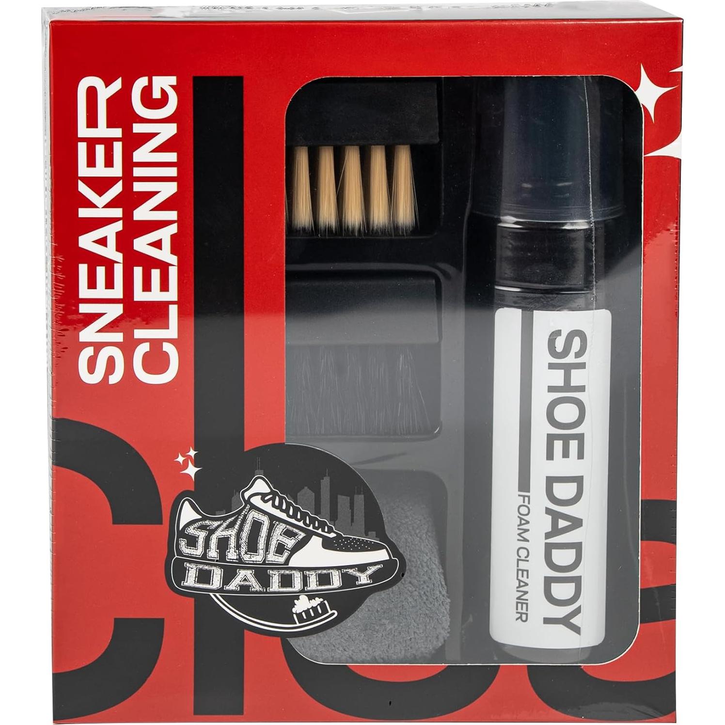 Kit de Limpieza de Zapatillas Shoe Daddy - Todo en Uno con Cepillos y Toallas