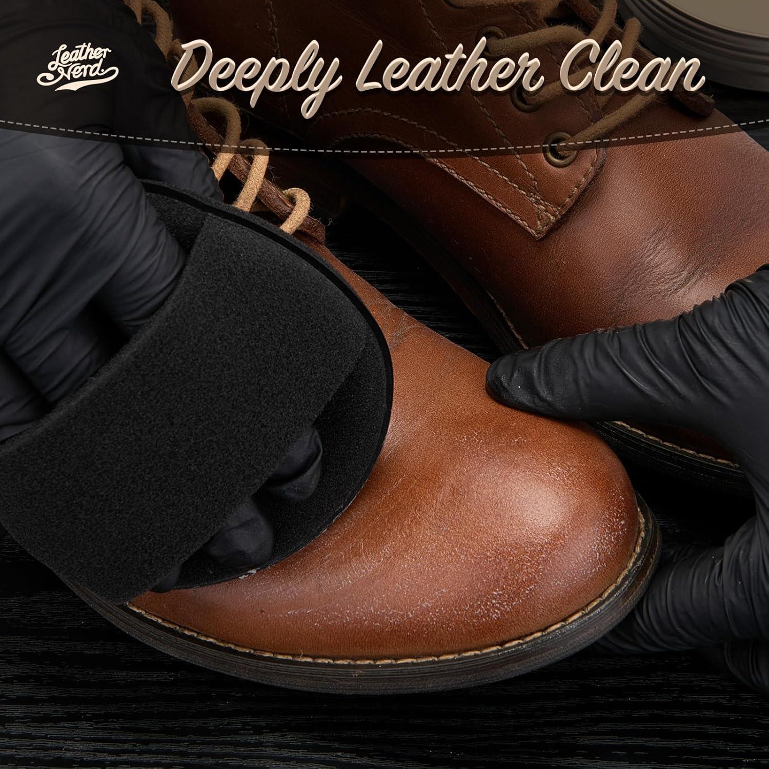 Jabón Limpiador y Acondicionador de Cuero Leather Nerd 150g