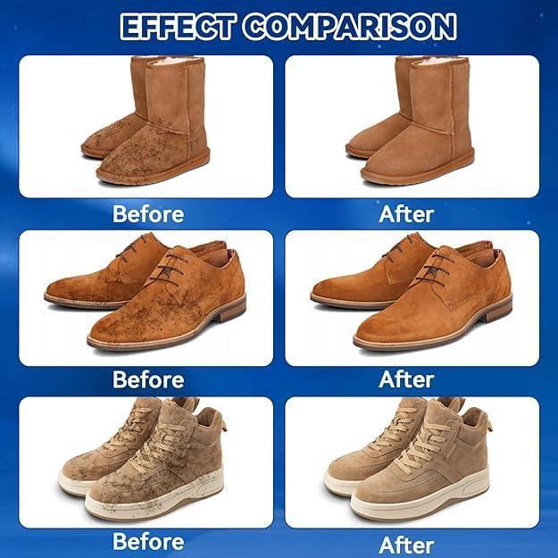 Kit de Limpieza de Zapatos de Ante Halldeli 200ml con Cepillo