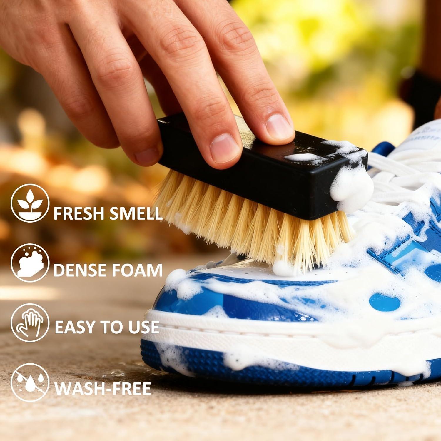 Kit Limpiador de Zapatos Kanfort - Espuma Sin Agua 226g