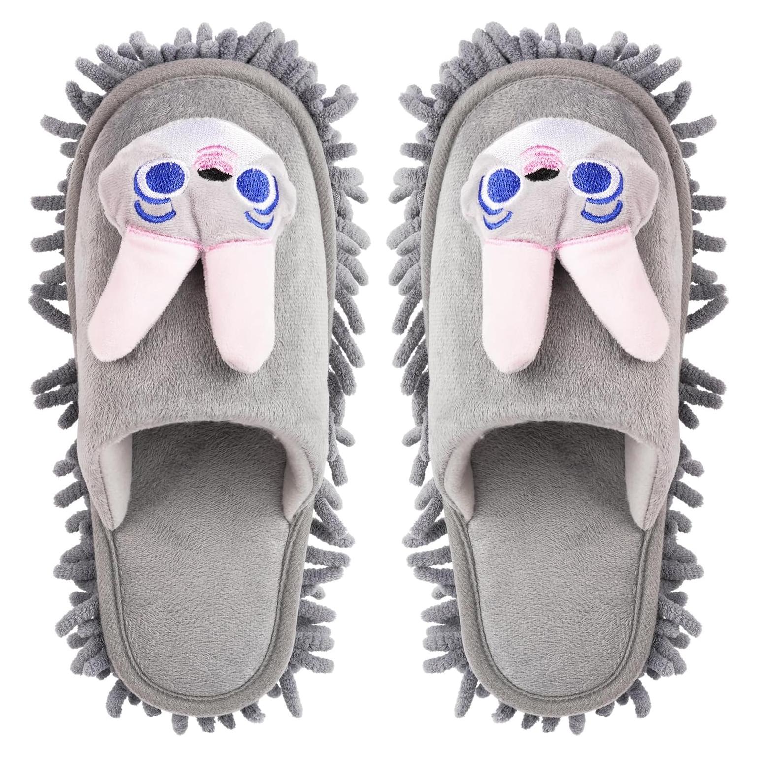 Zapatillas Mopa Microfibra Liitrton Conejo Gris 7-9 Mujeres