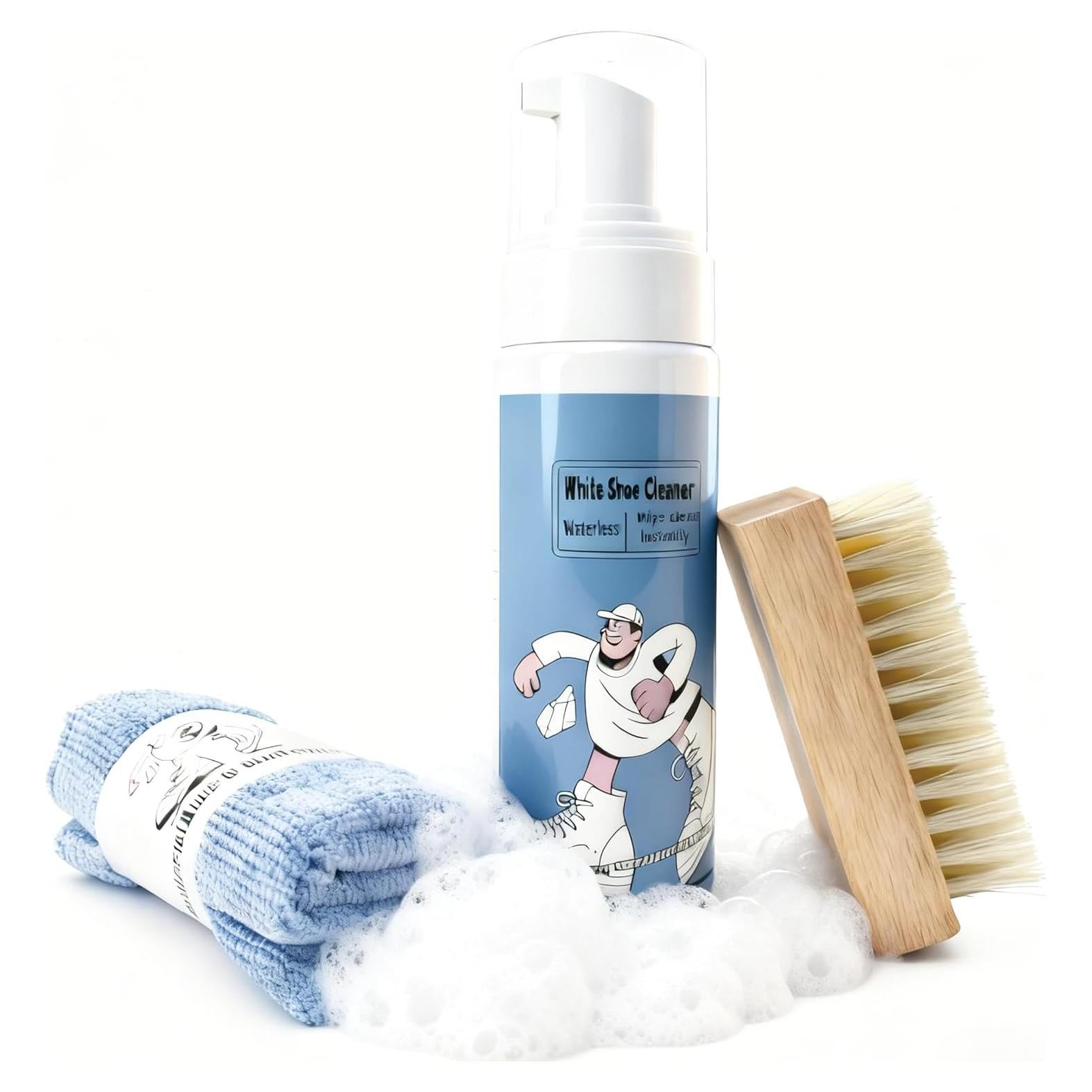 Kit de Limpieza de Zapatos TUOSANTER 3 en 1 - Sin Agua, 200ml