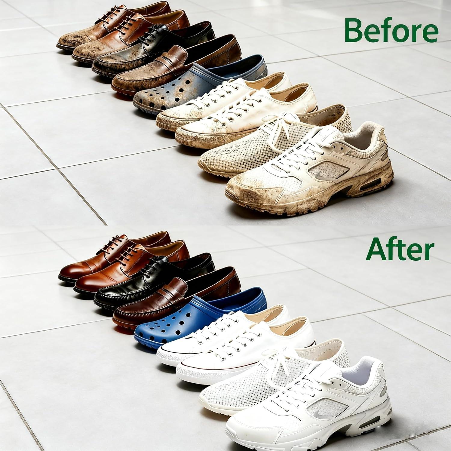 Kit de Limpieza de Zapatos TUOSANTER 3 en 1 - Sin Agua, 200ml