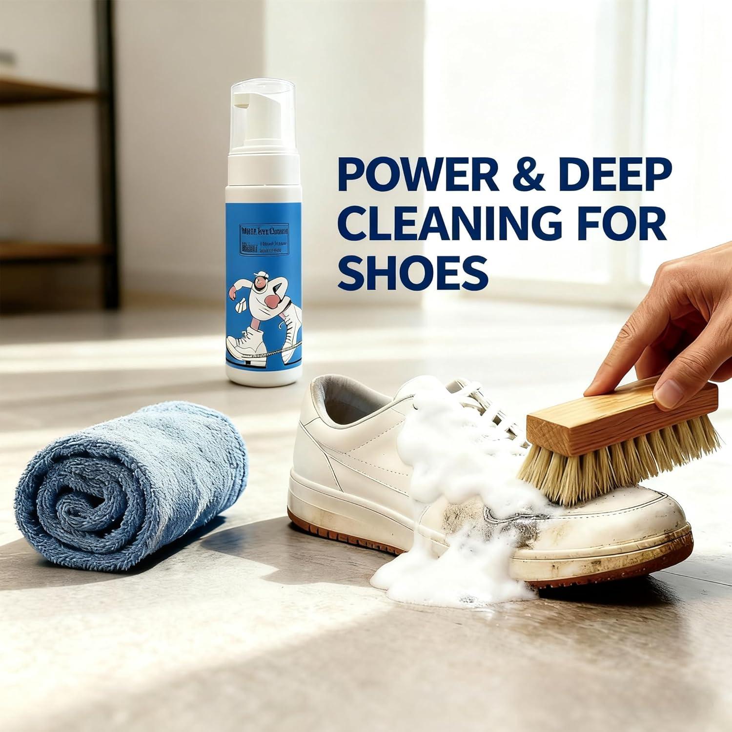 Kit de Limpieza de Zapatos TUOSANTER 3 en 1 - Sin Agua, 200ml