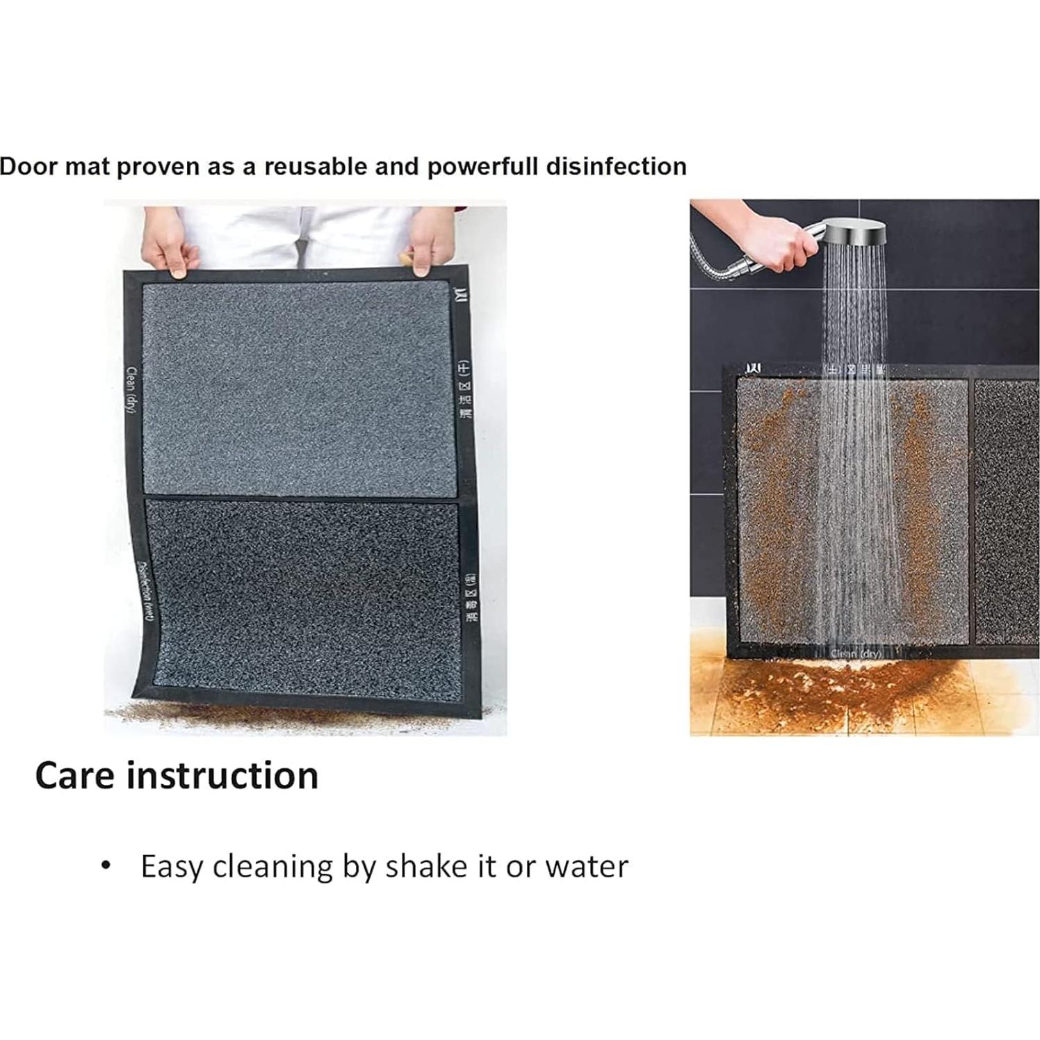 Tapete desinfectante Genérico 43x79 cm Gris para zapatos