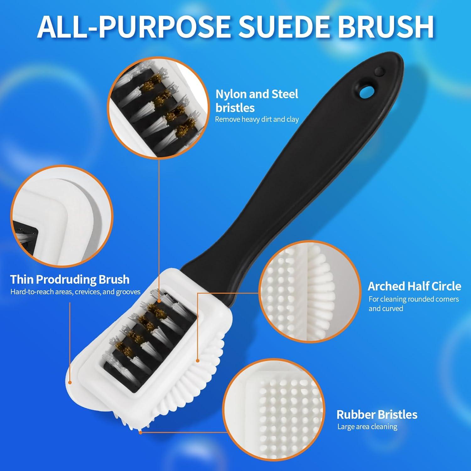 Limpiador de Zapatos de Ante Jevvu 200 ml con Cepillo