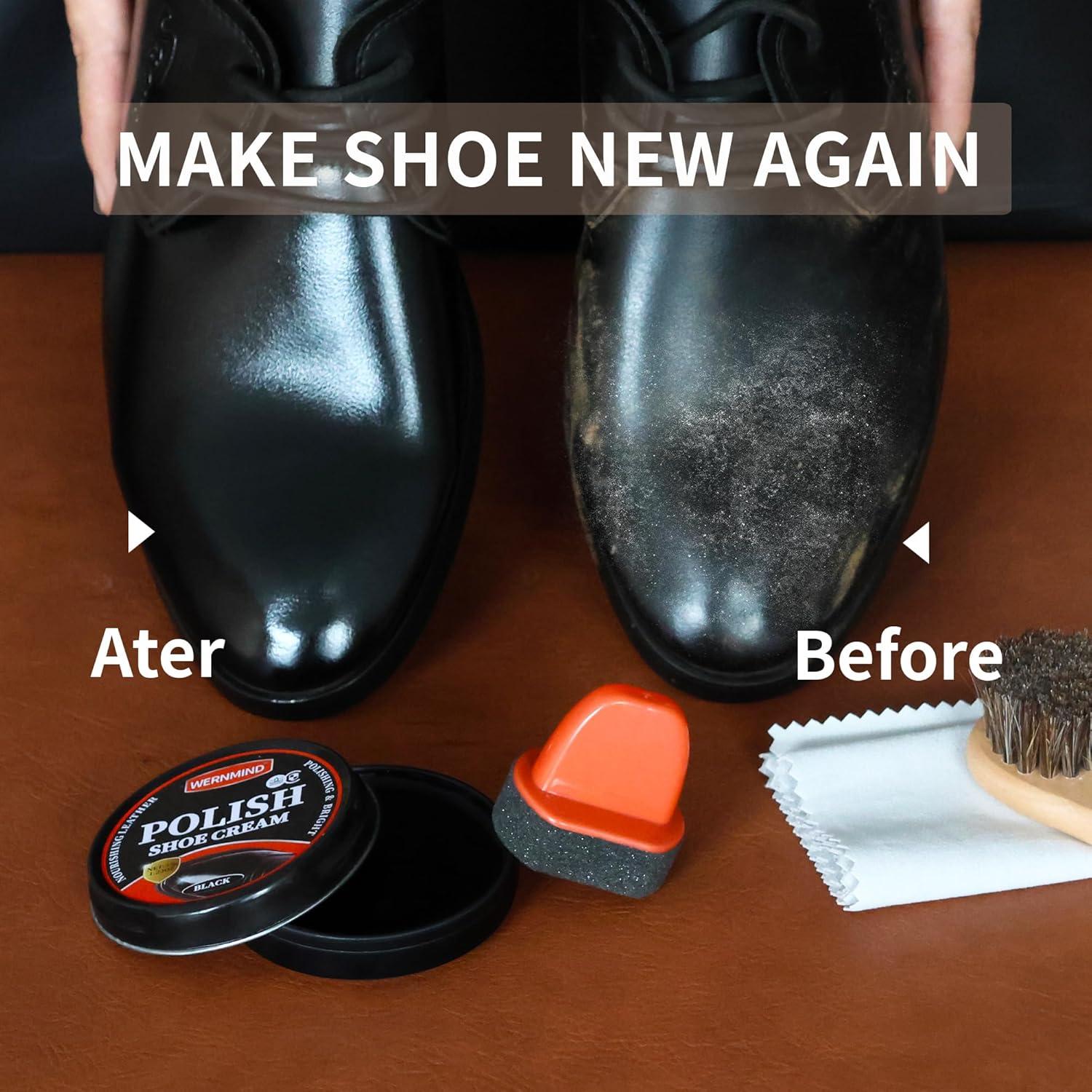 Kit de Cera y Jabón para Zapatos WERNMIND - Cuidado Cuero