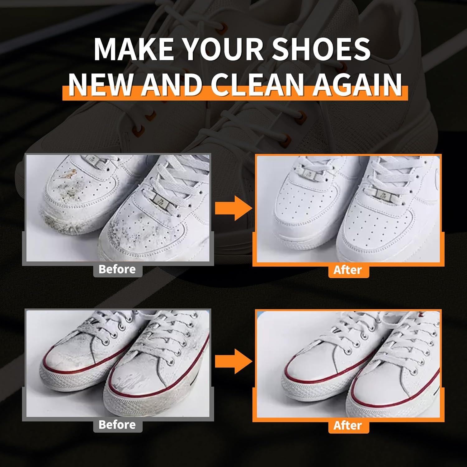 Kit de limpieza de zapatos blancos 5 piezas - Protector impermeable
