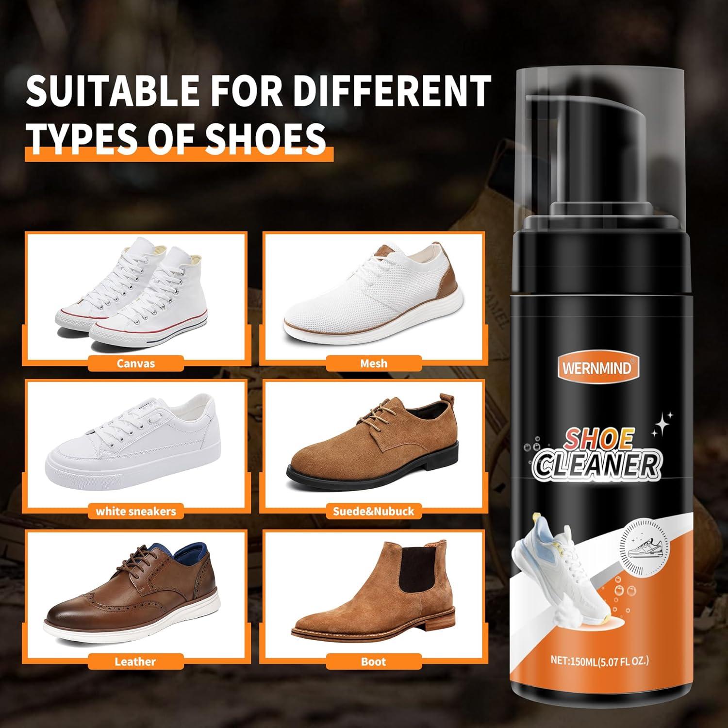 Kit de limpieza de zapatos blancos 5 piezas - Protector impermeable