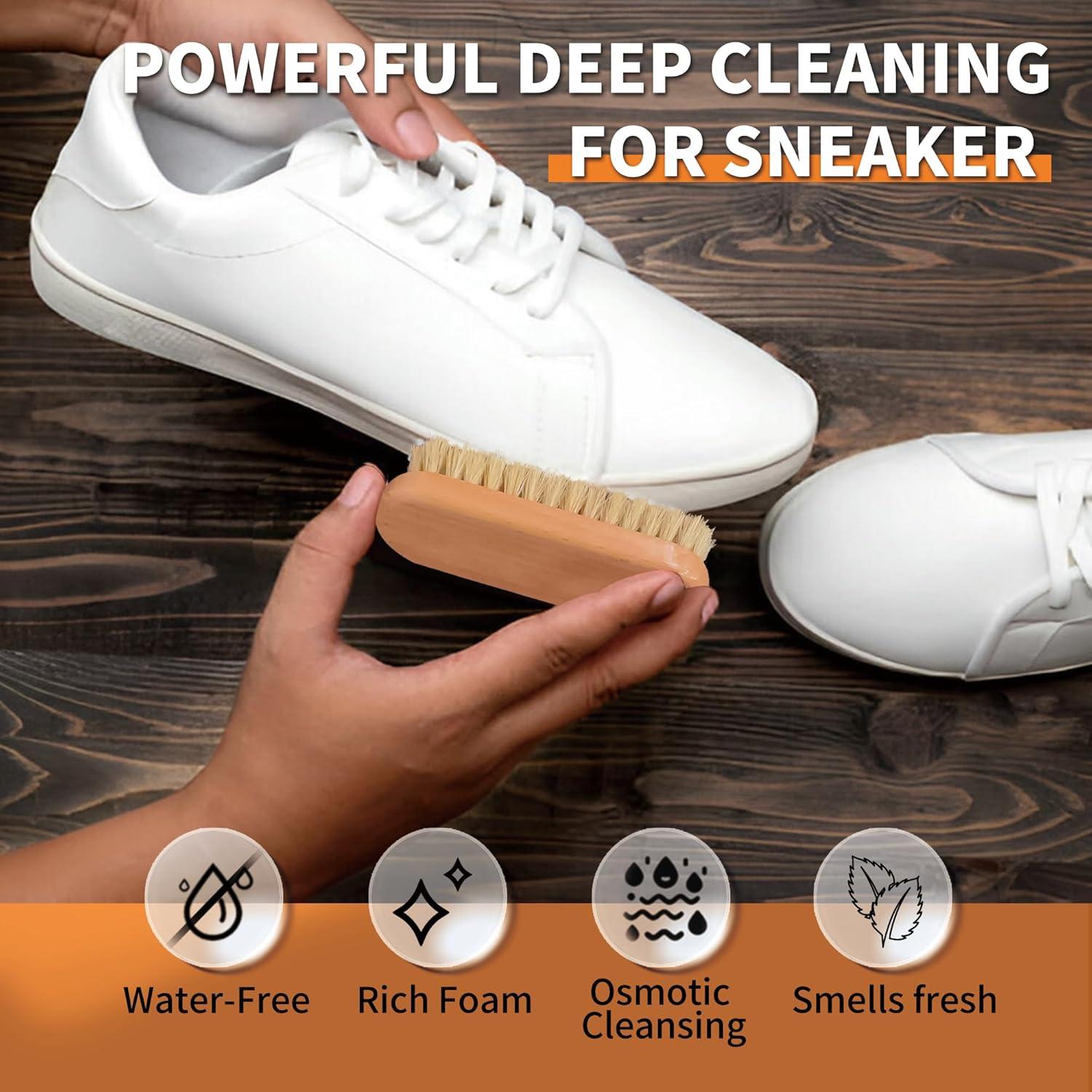 Kit de limpieza de zapatos blancos 5 piezas - Protector impermeable