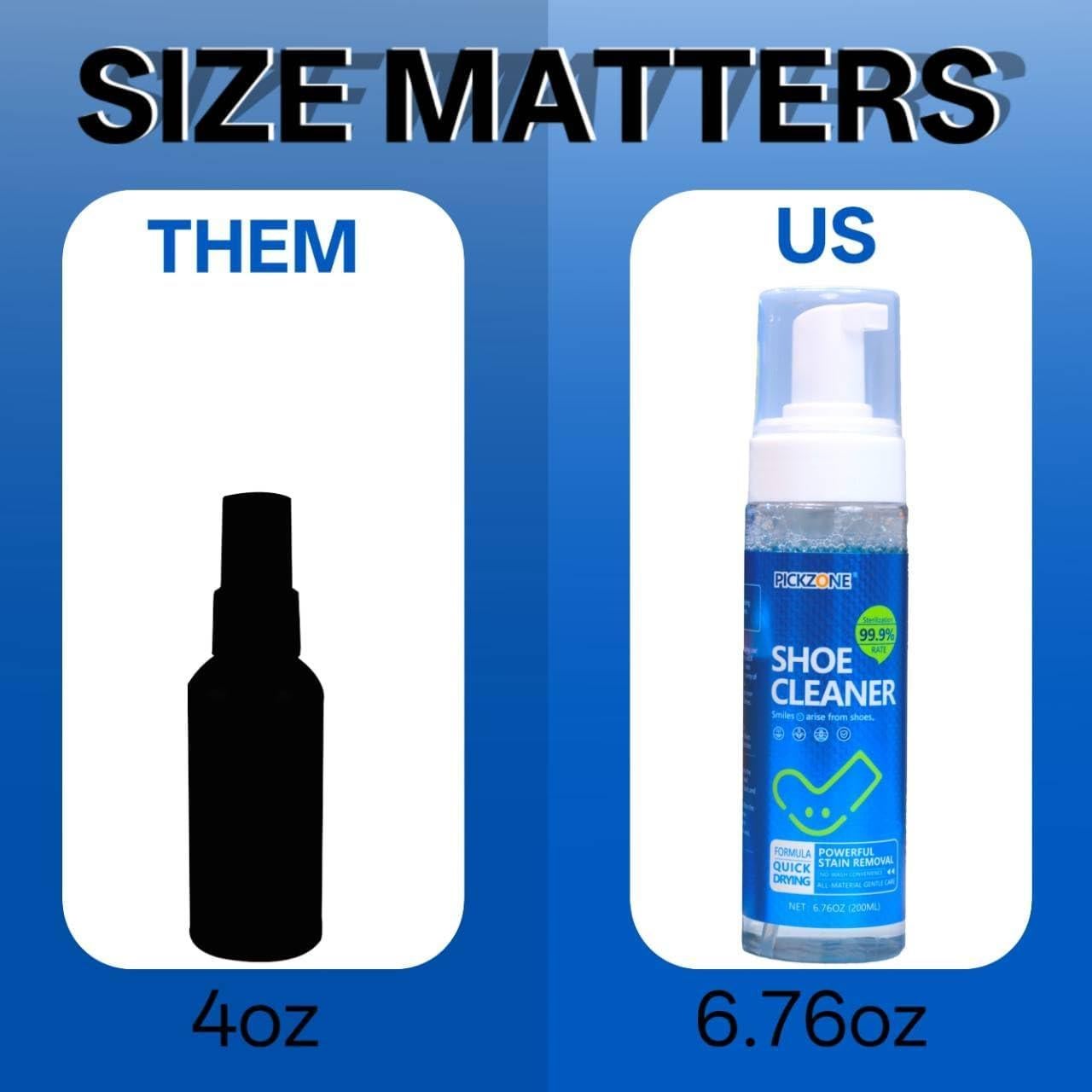 Kit de Limpieza de Zapatos PICKZONE 191 g - Limpiador y Cepillo