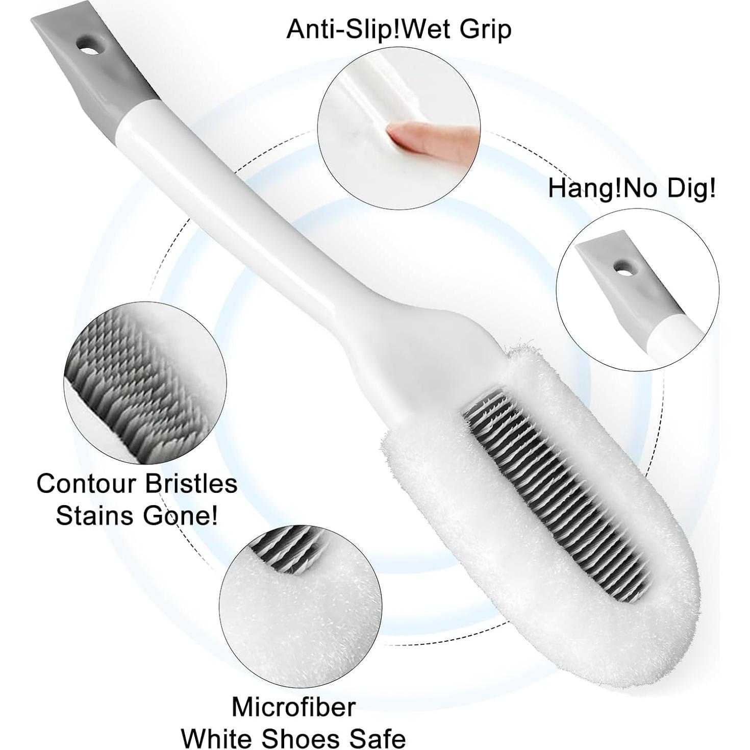 Cepillo de Limpieza Suave para Zapatos CHYEOLUA - Mango Largo