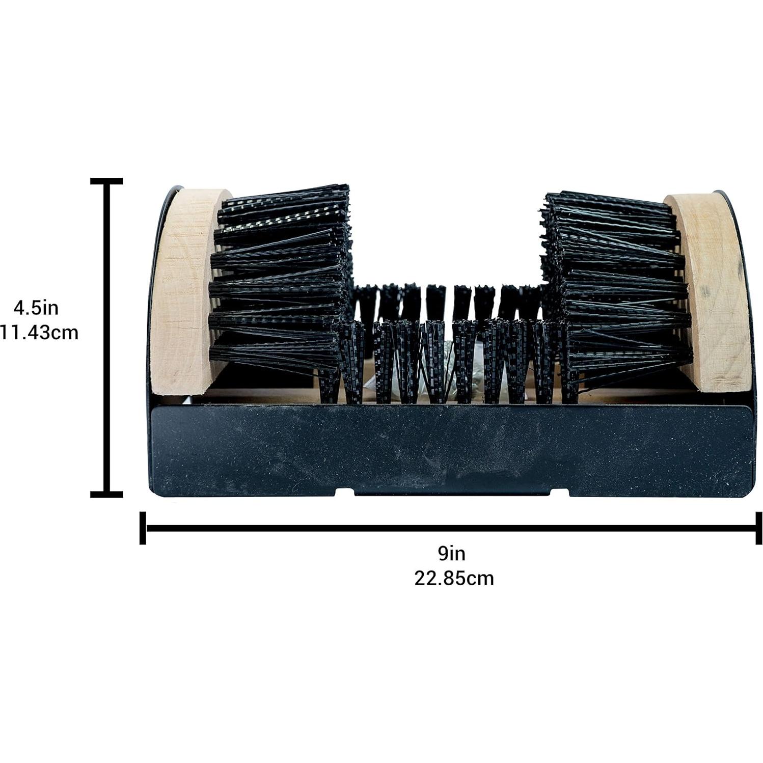 Limpiador de Botas Cadillac - Cepillo y Raspador Todo en Uno