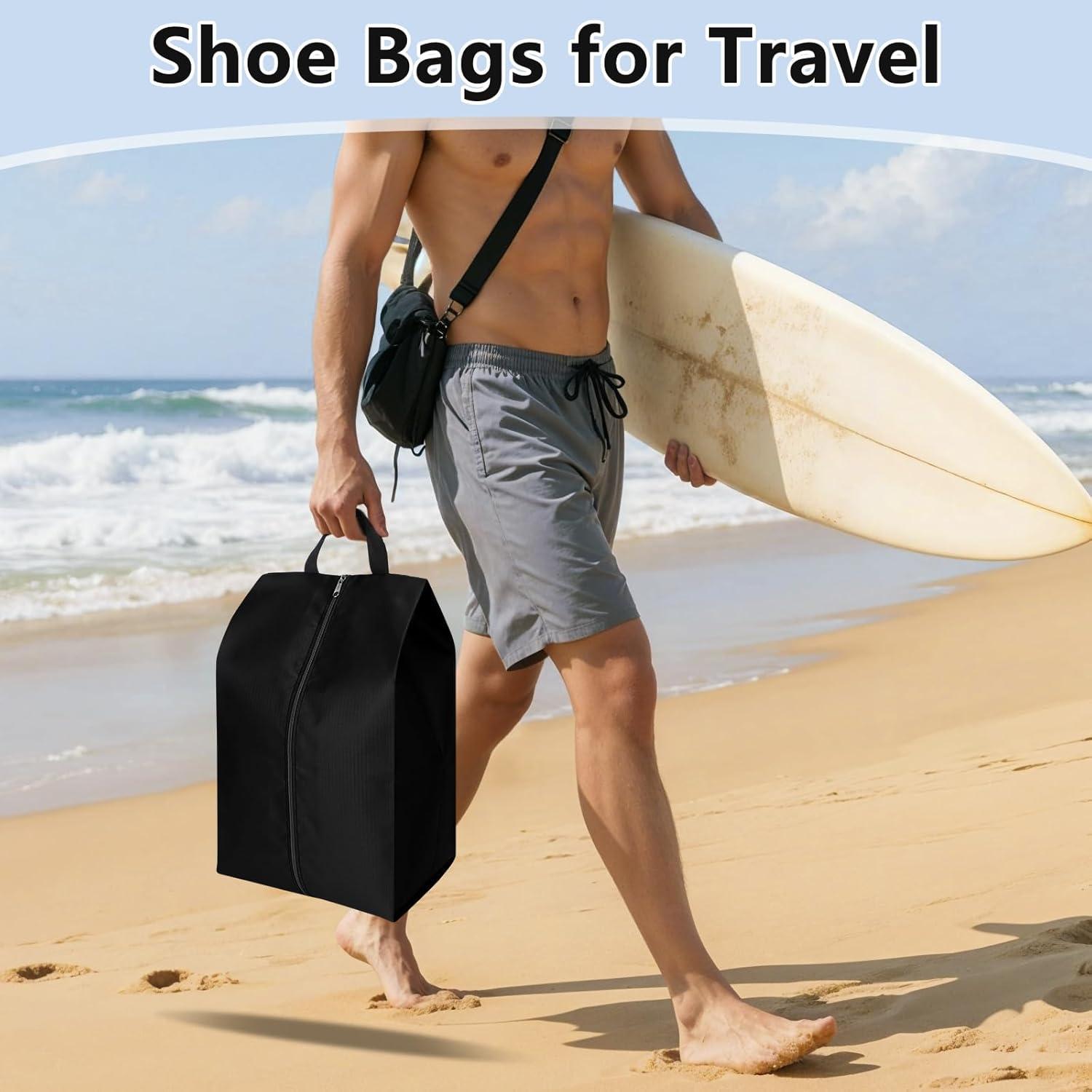 Bolsas para Zapatos de Viaje 4 Pzas Tela Oxford Resistente