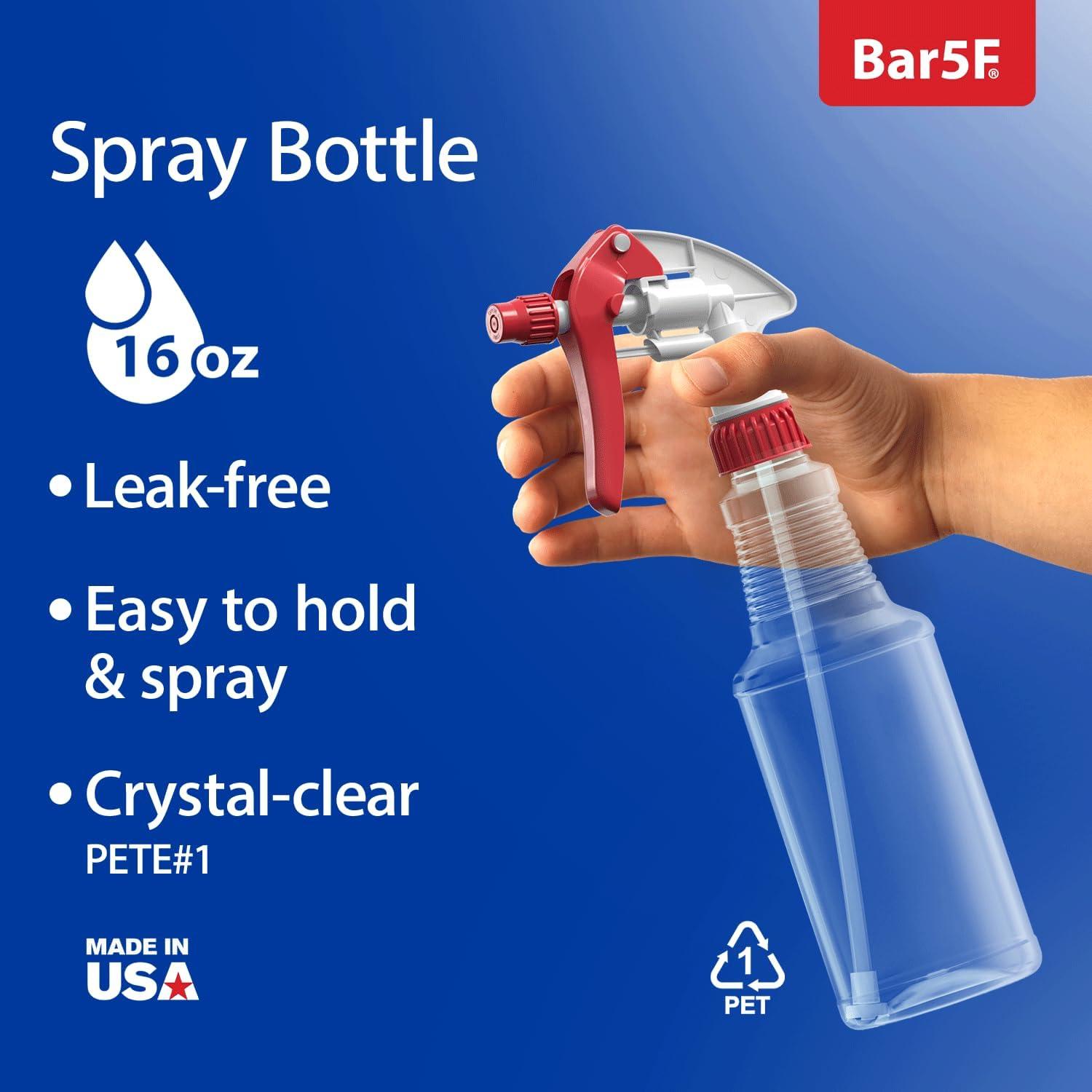 Botellas de Spray Bar5F 0.47L Ajustables Paquete de 2