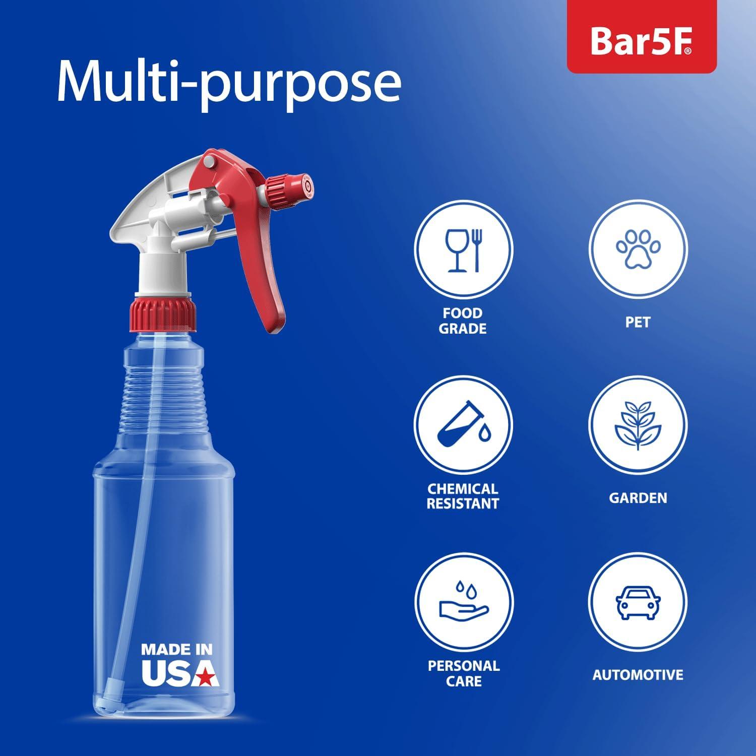 Botellas de Spray Bar5F 0.47L Ajustables Paquete de 2