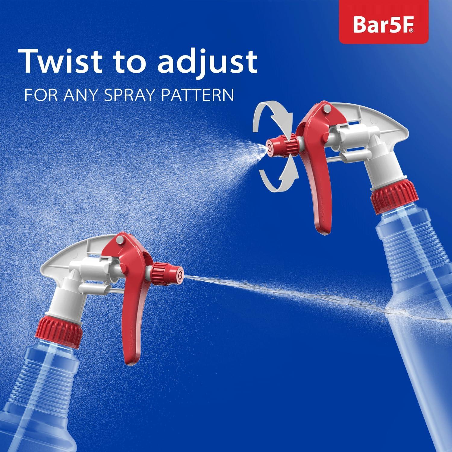 Botellas de Spray Bar5F 0.47L Ajustables Paquete de 2