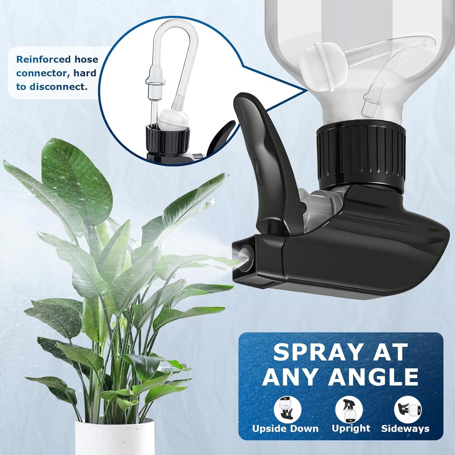 Botella de Spray Veco 10oz 2 Paquete con Boquilla Ajustable