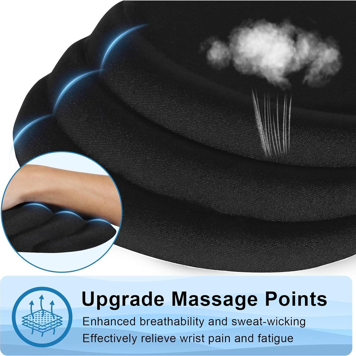 Alfombrilla de Ratón Ergonómica Jamboa con Reposamuñecas de Espuma