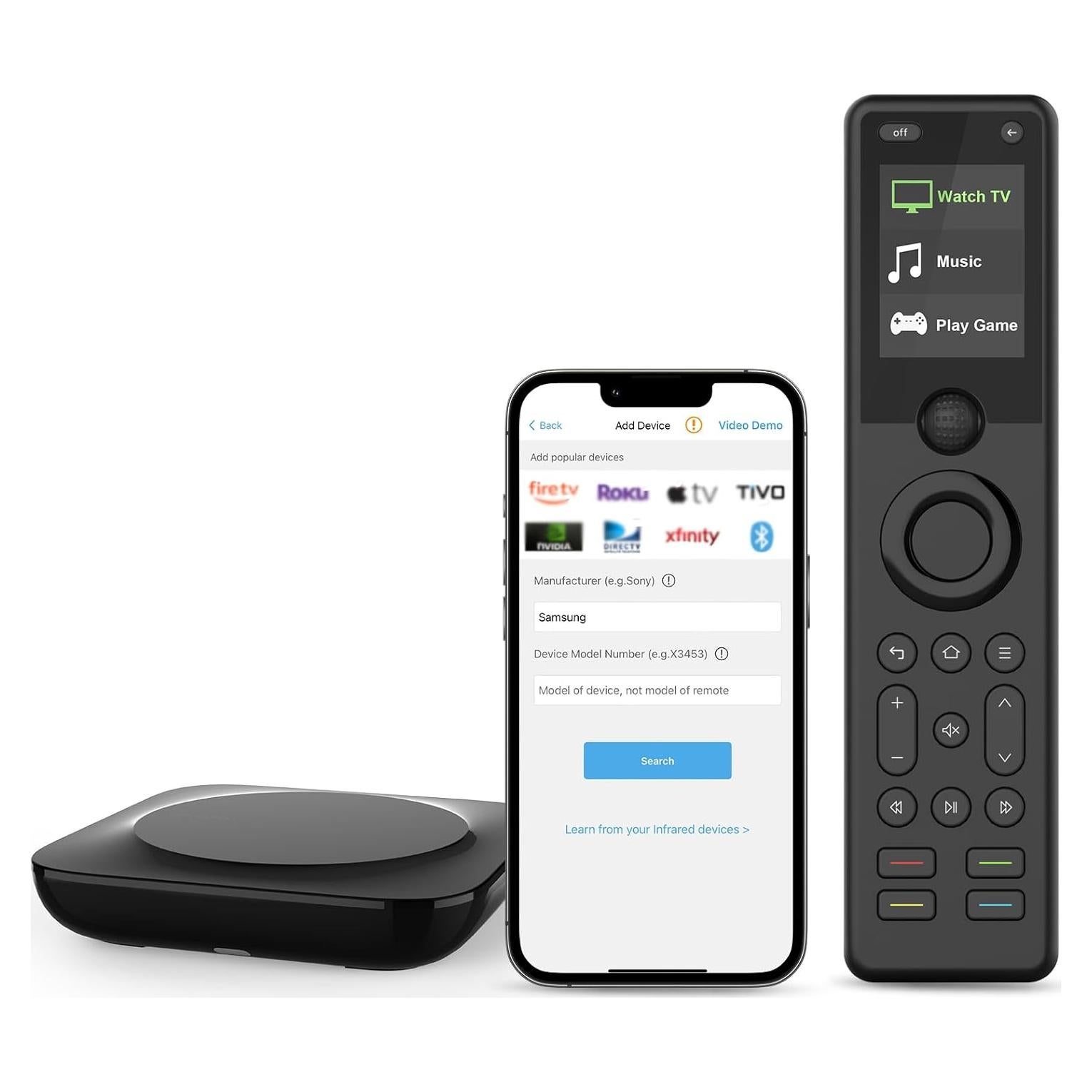 Control Remoto Universal SofaBaton X1S con Hub y Voz