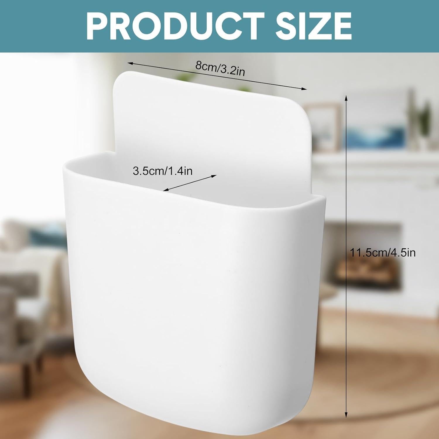 Soportes de Control Remoto Kathfly 6 Pcs Adhesivos Multicolor